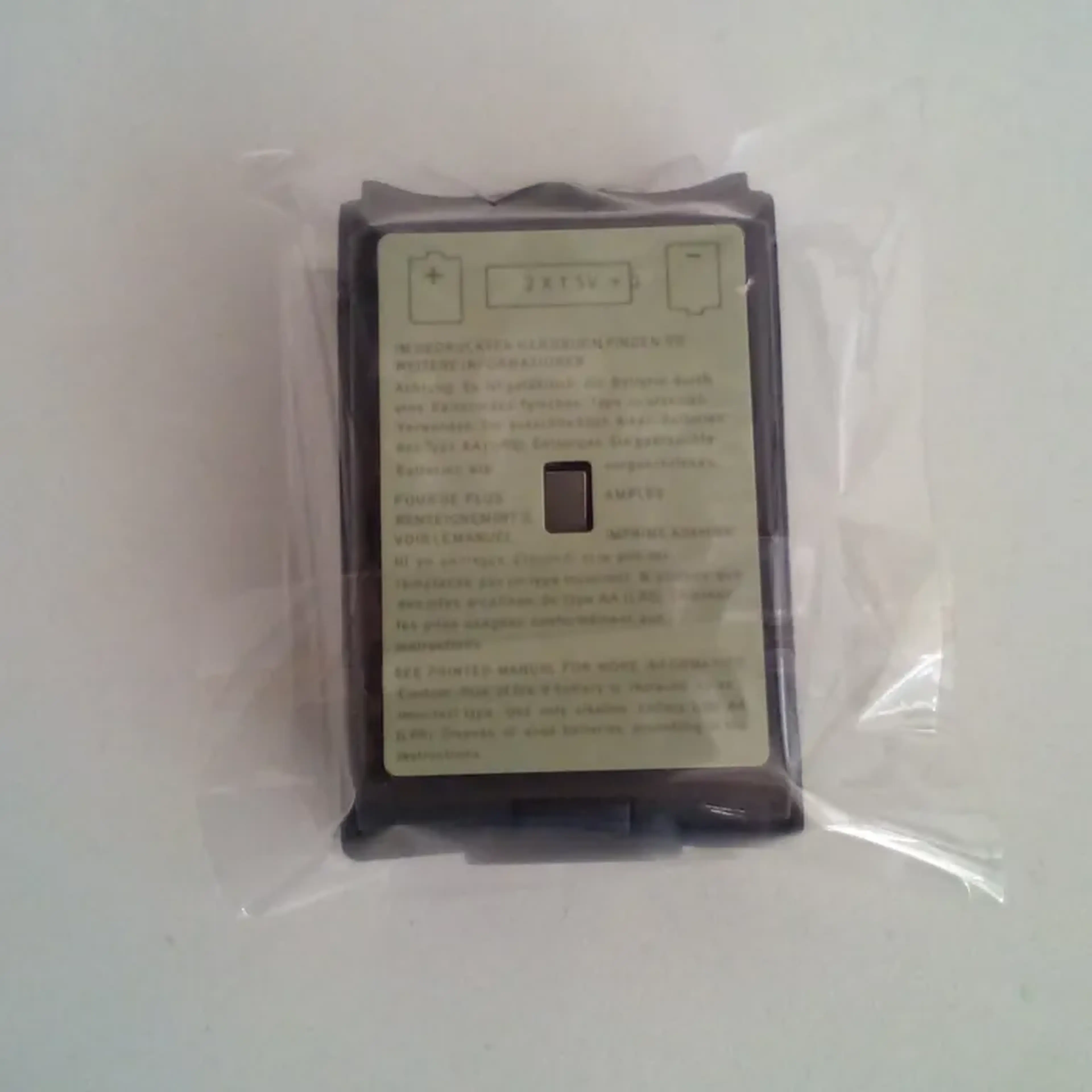 Caixa de pilha preta para controle de xbox 360 imagem