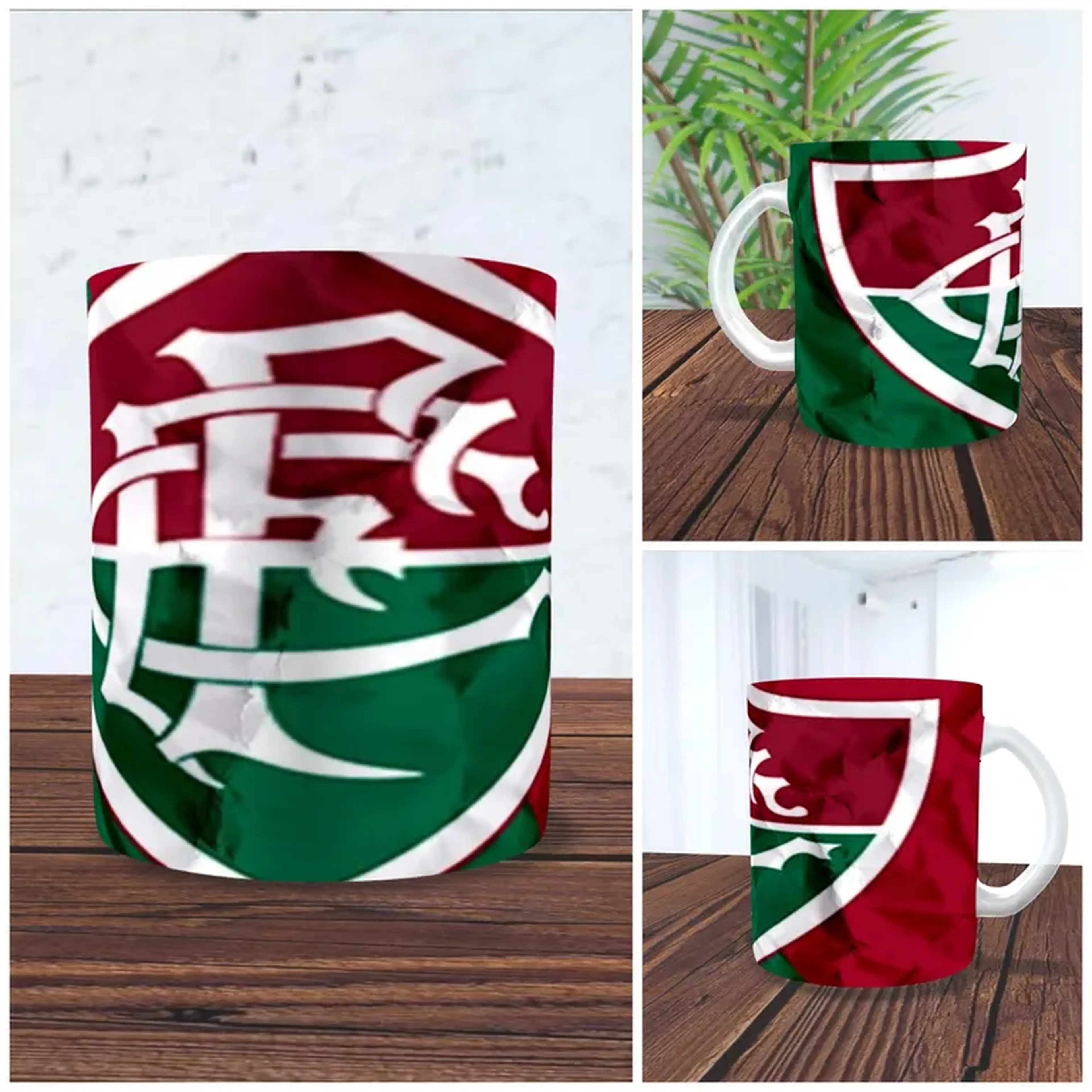 Caneca Chopp Fluminense Vidro 325ml + Caixa imagem