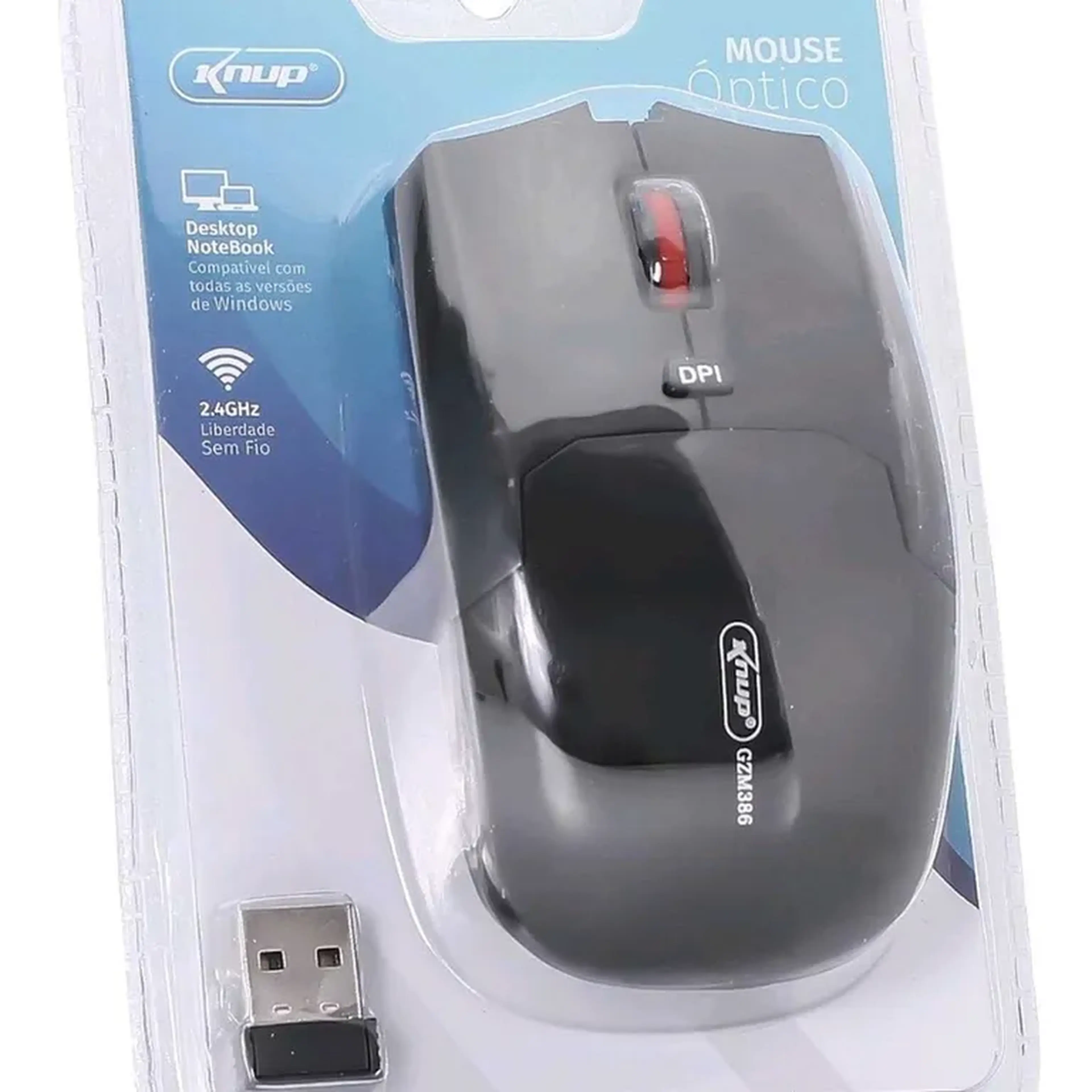 MOUSE ÓPTICO KNUP SEM FIO 2.4 imagem