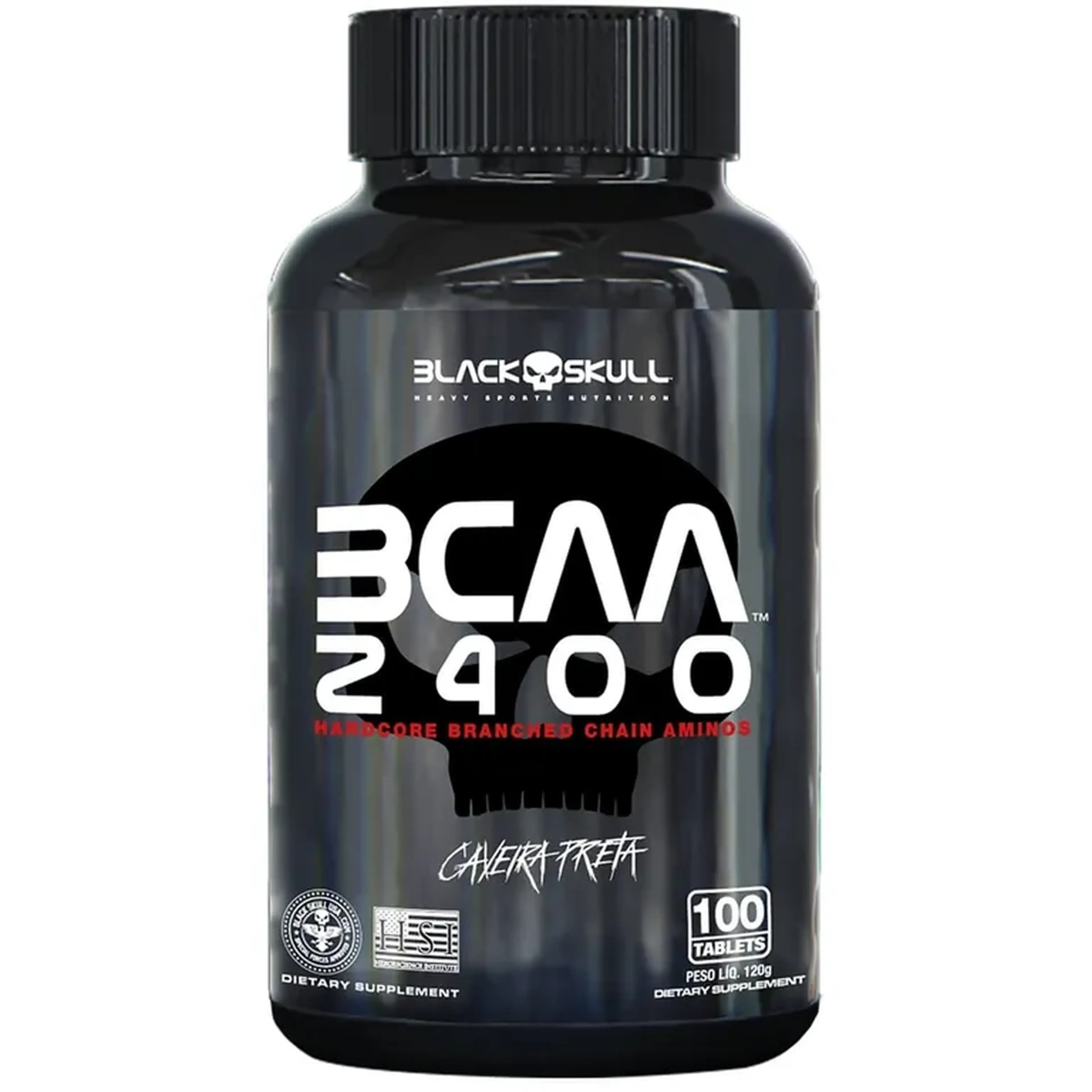 BCAA 2400 100 cap. imagem