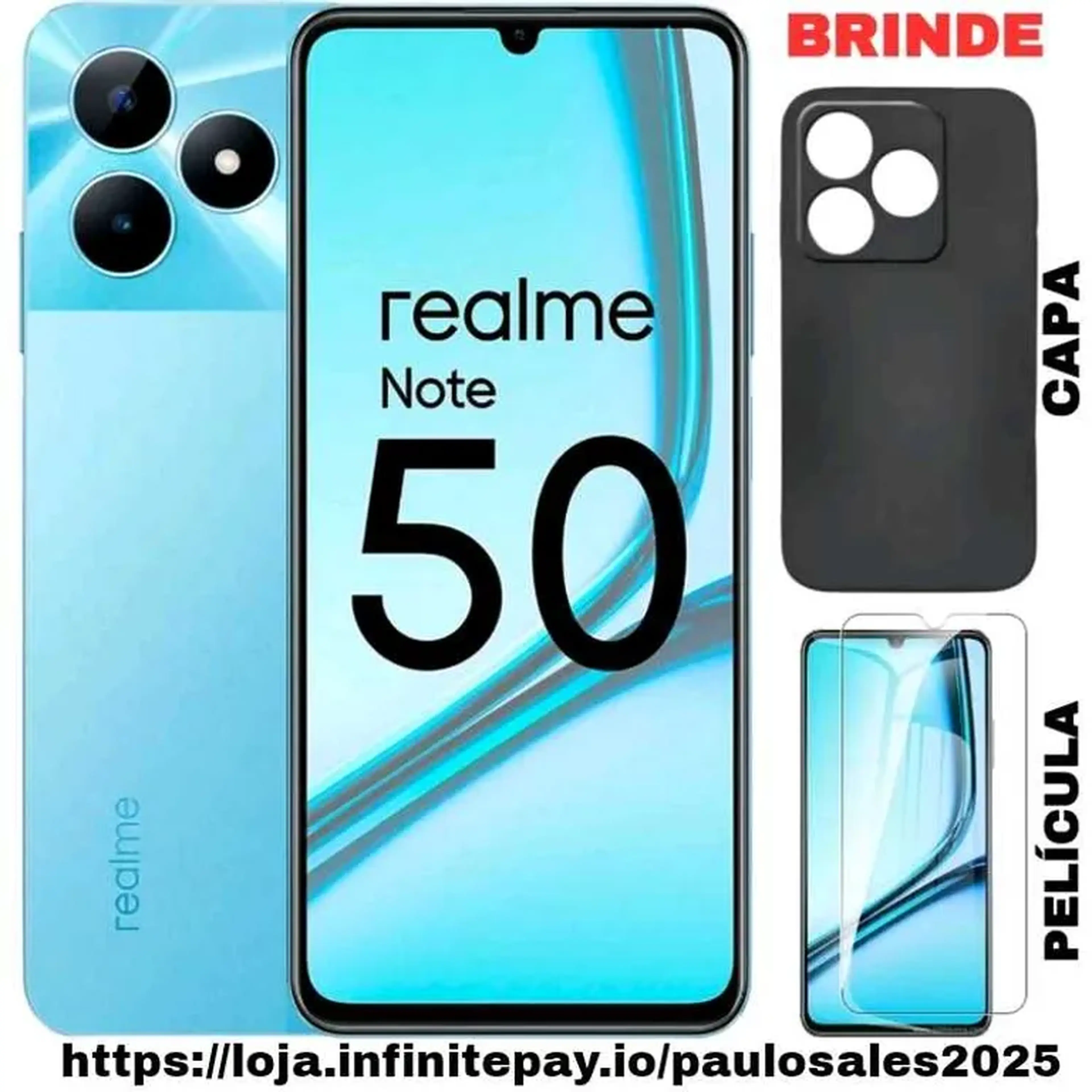 Celular Smartphone Realme Note 50 64GB 3GB Ram imagem