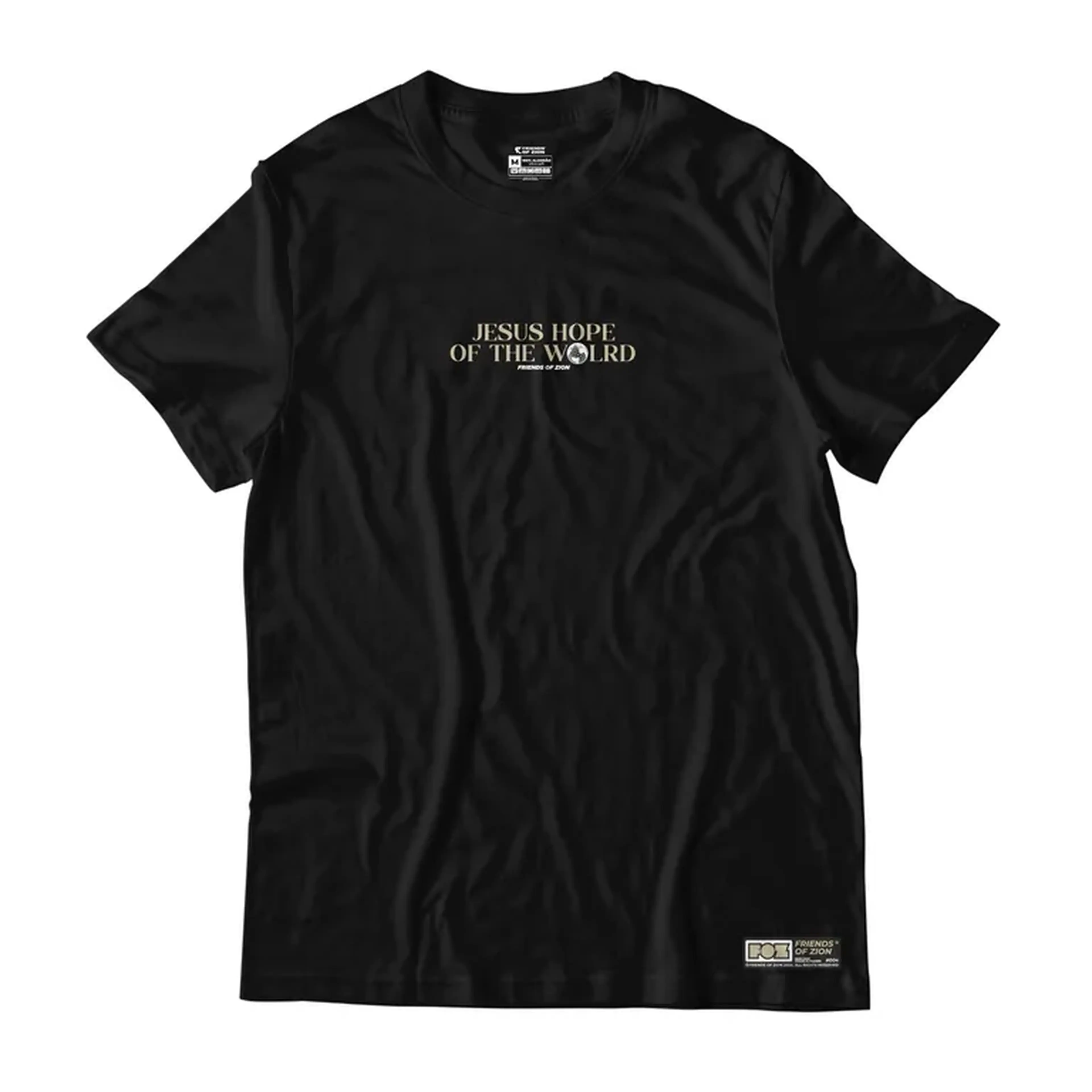 Camiseta Streetwear Jesus Hope - Preta imagem