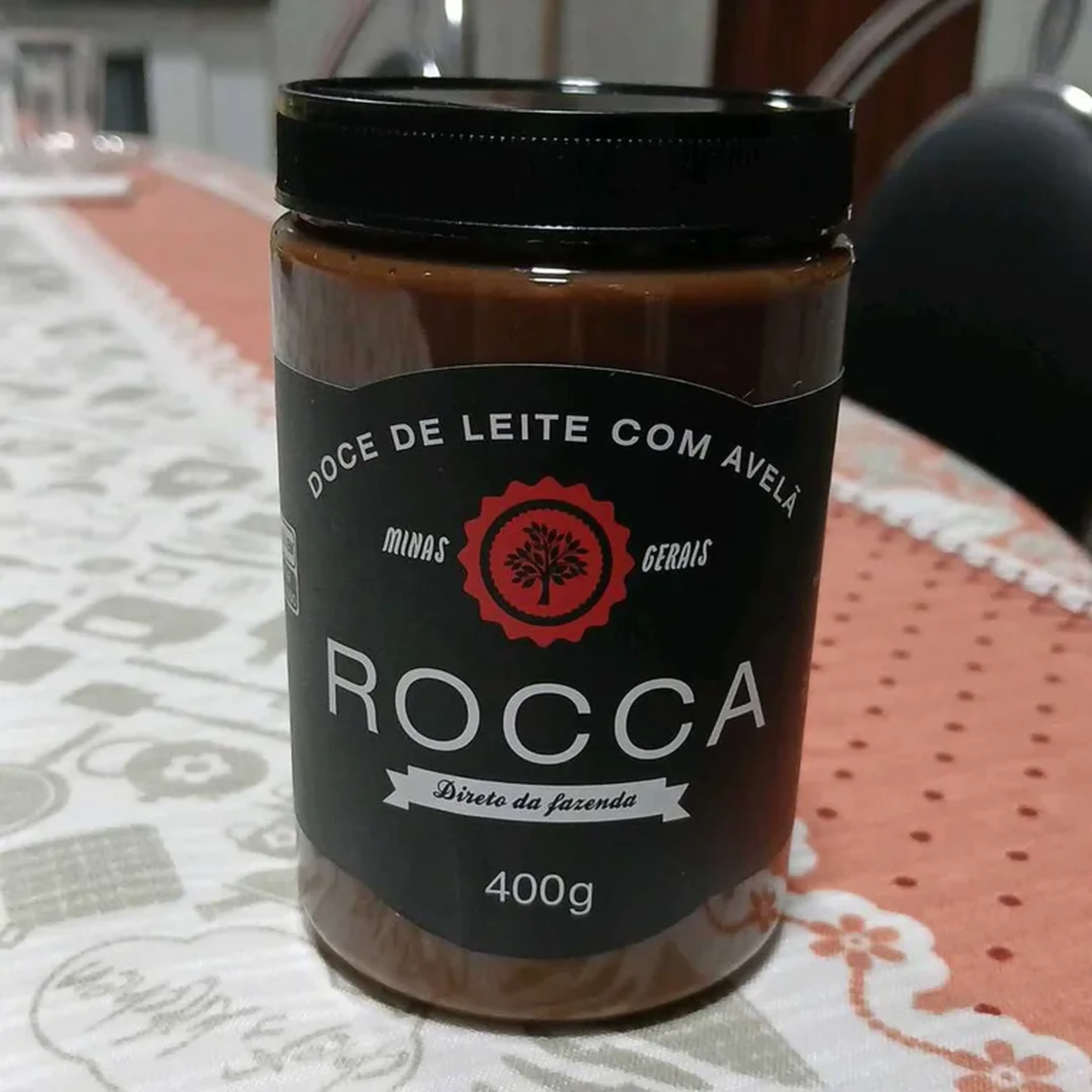 DOCE DE LEITE COM AVELÃ 400G ROCCA imagem