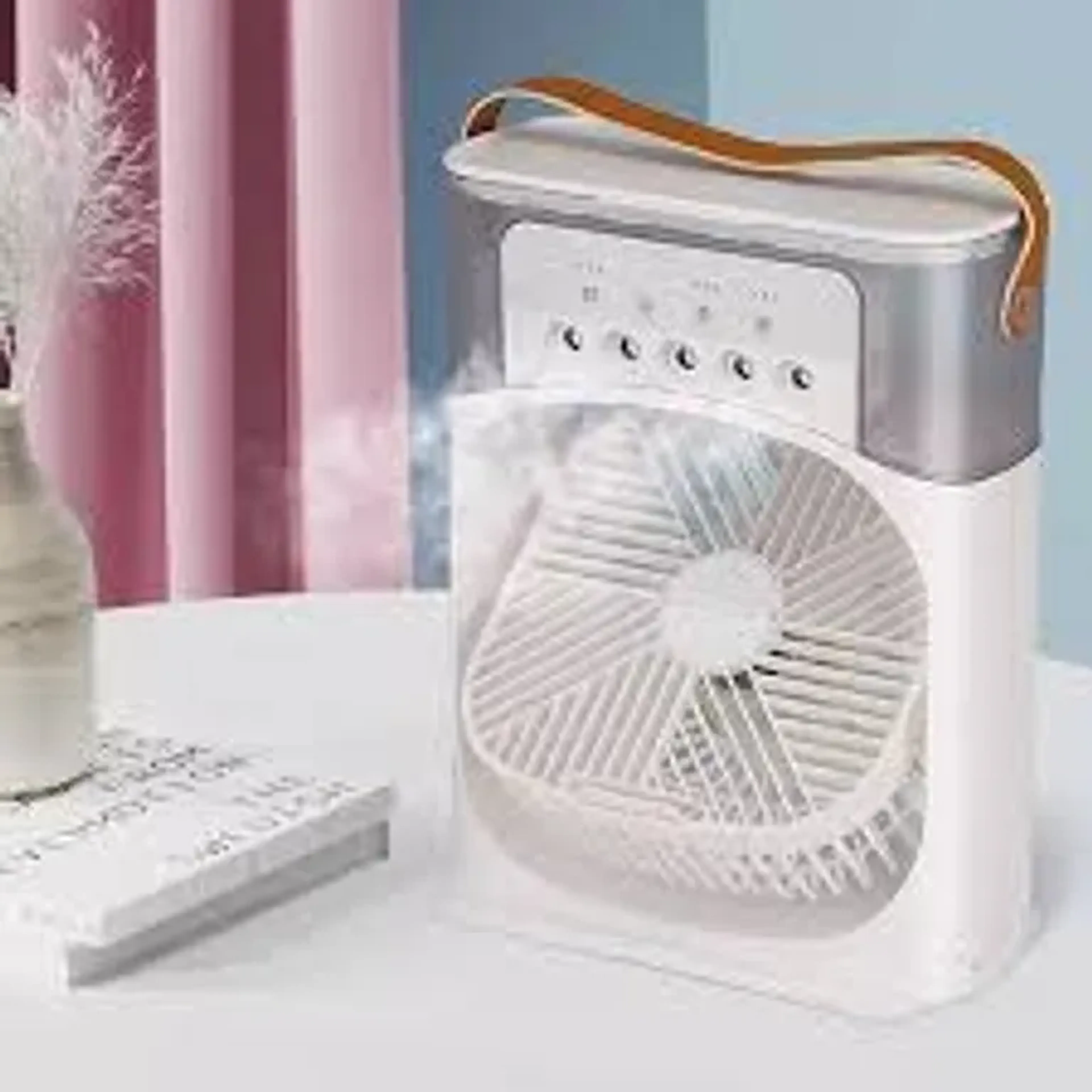 Ventilador Portátil 3 Em 1 Mini Ar Condicionado Umidificador imagem