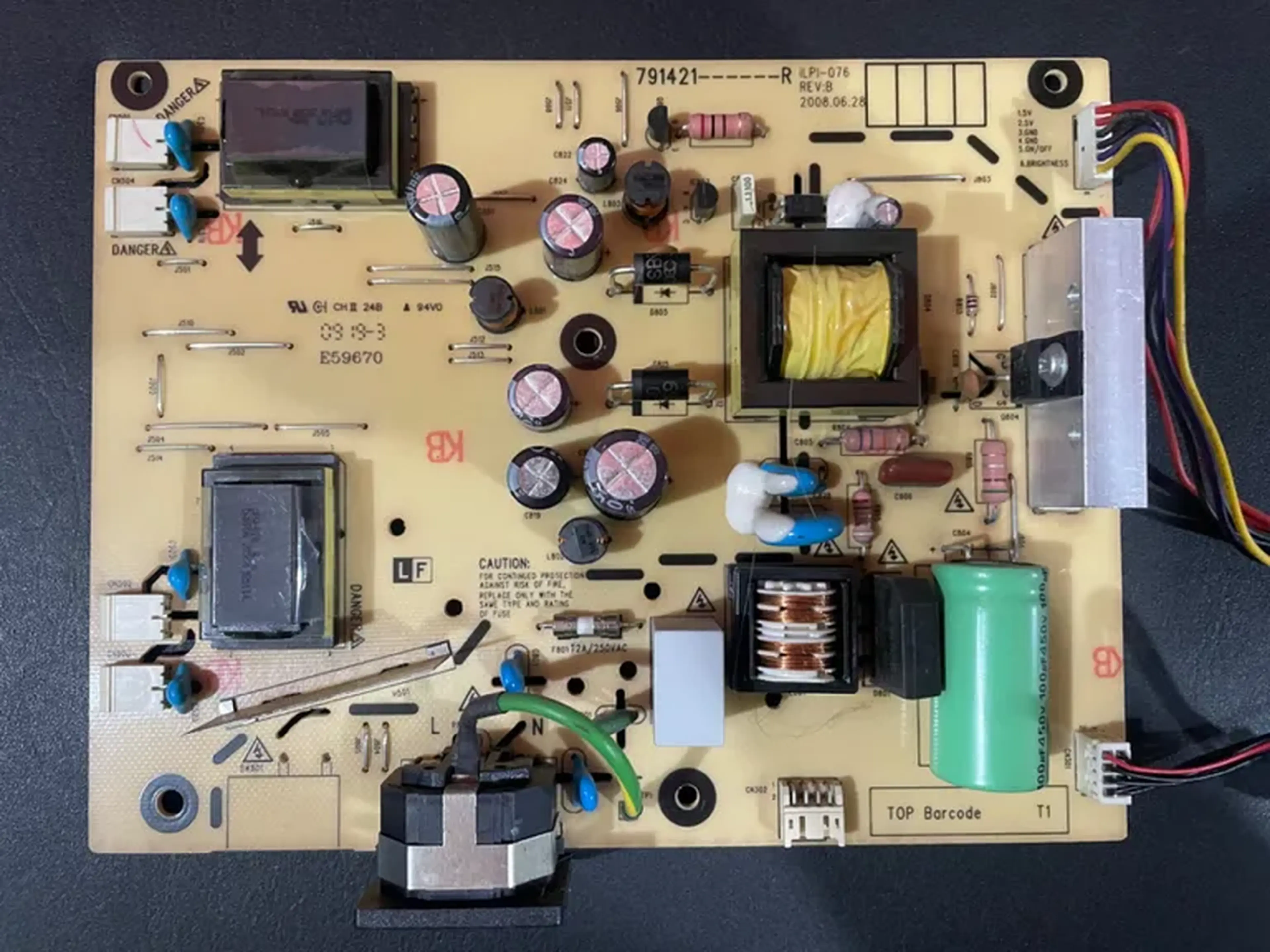 Placa da Fonte Monitor Acer V173 ou V173B imagem