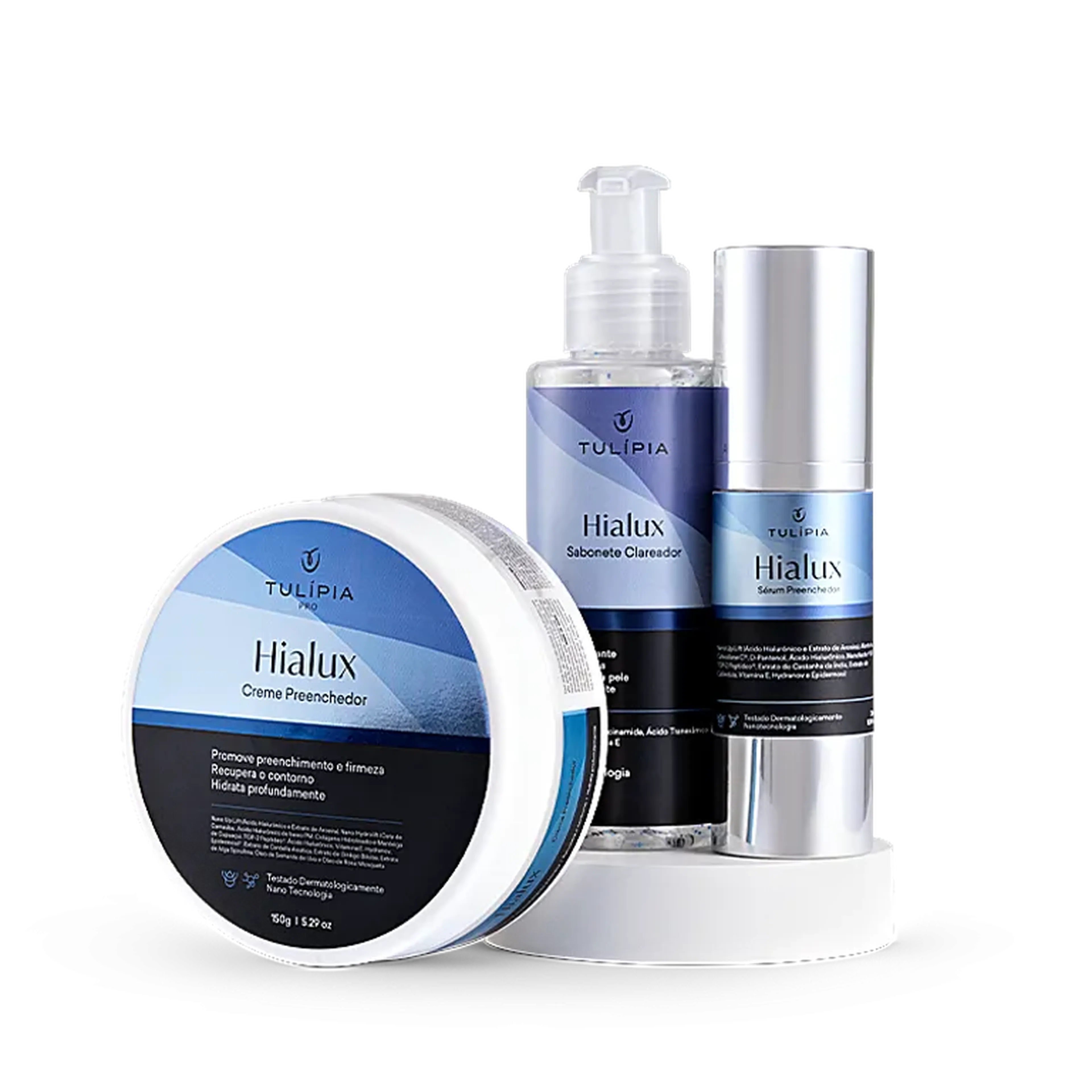 Kit Ácido Hialurônico com Hialux 3 produtos imagem