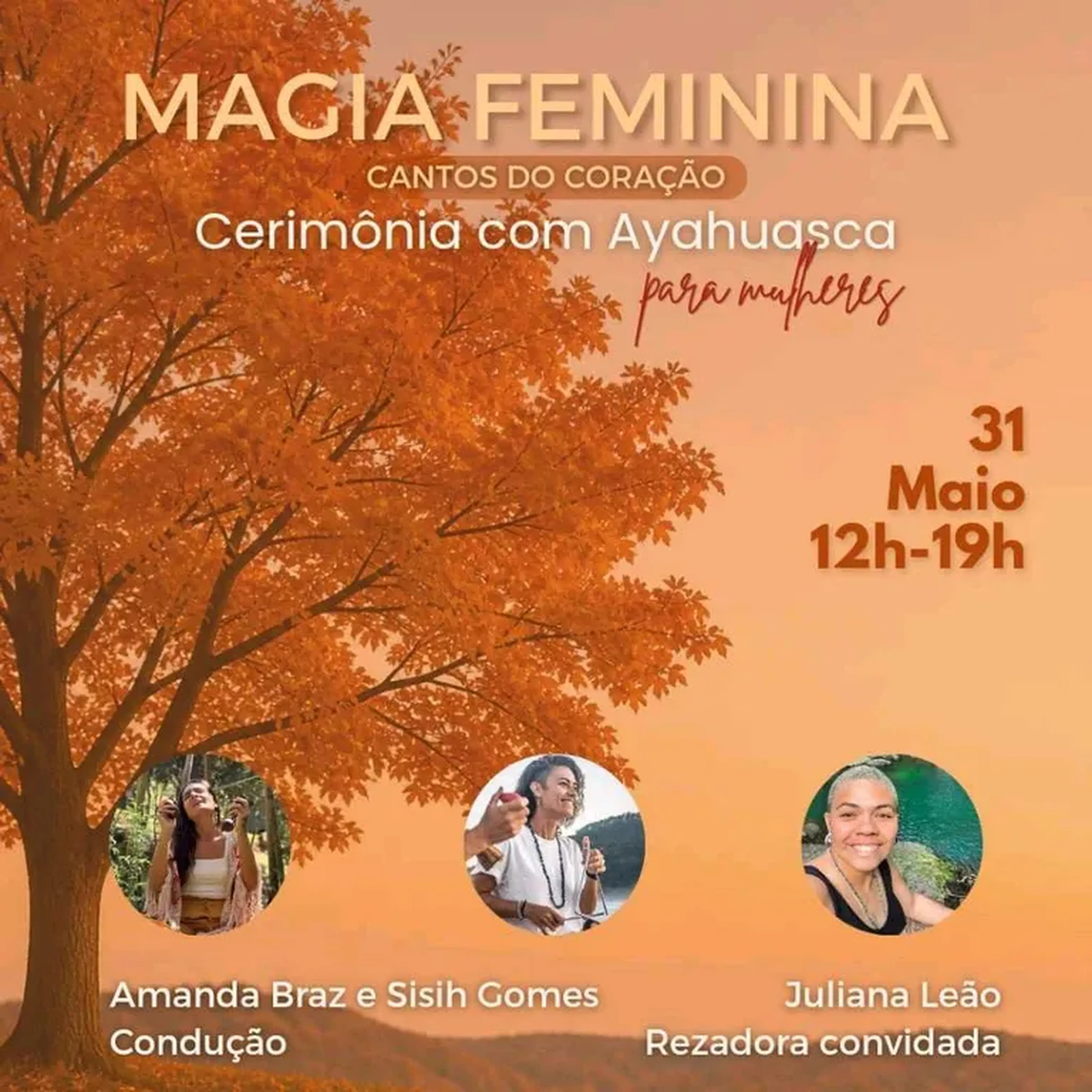 Magia feminina - cerimônia com Ayahuasca - 31 maio imagem