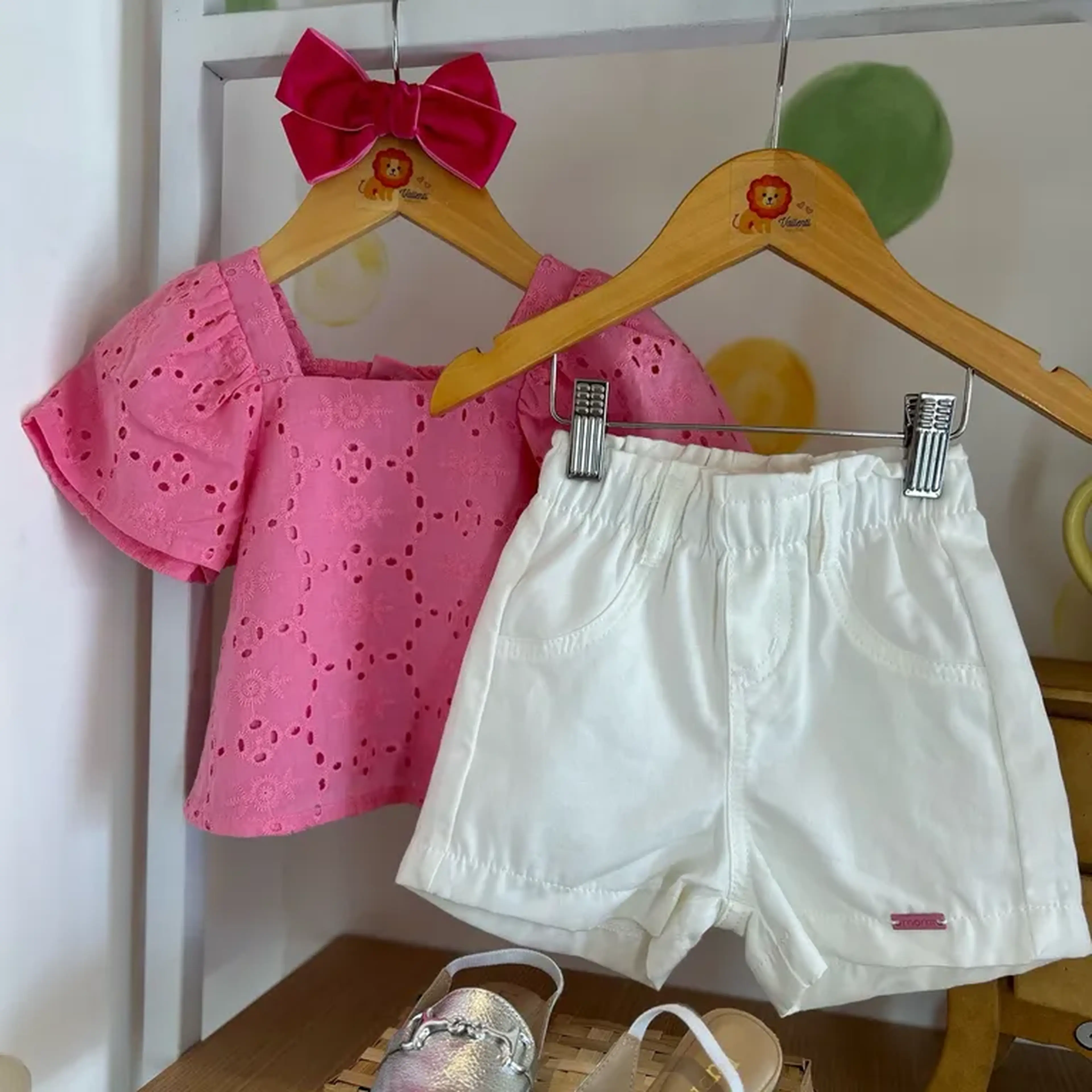 Conjunto MOMI blusa em laise imagem