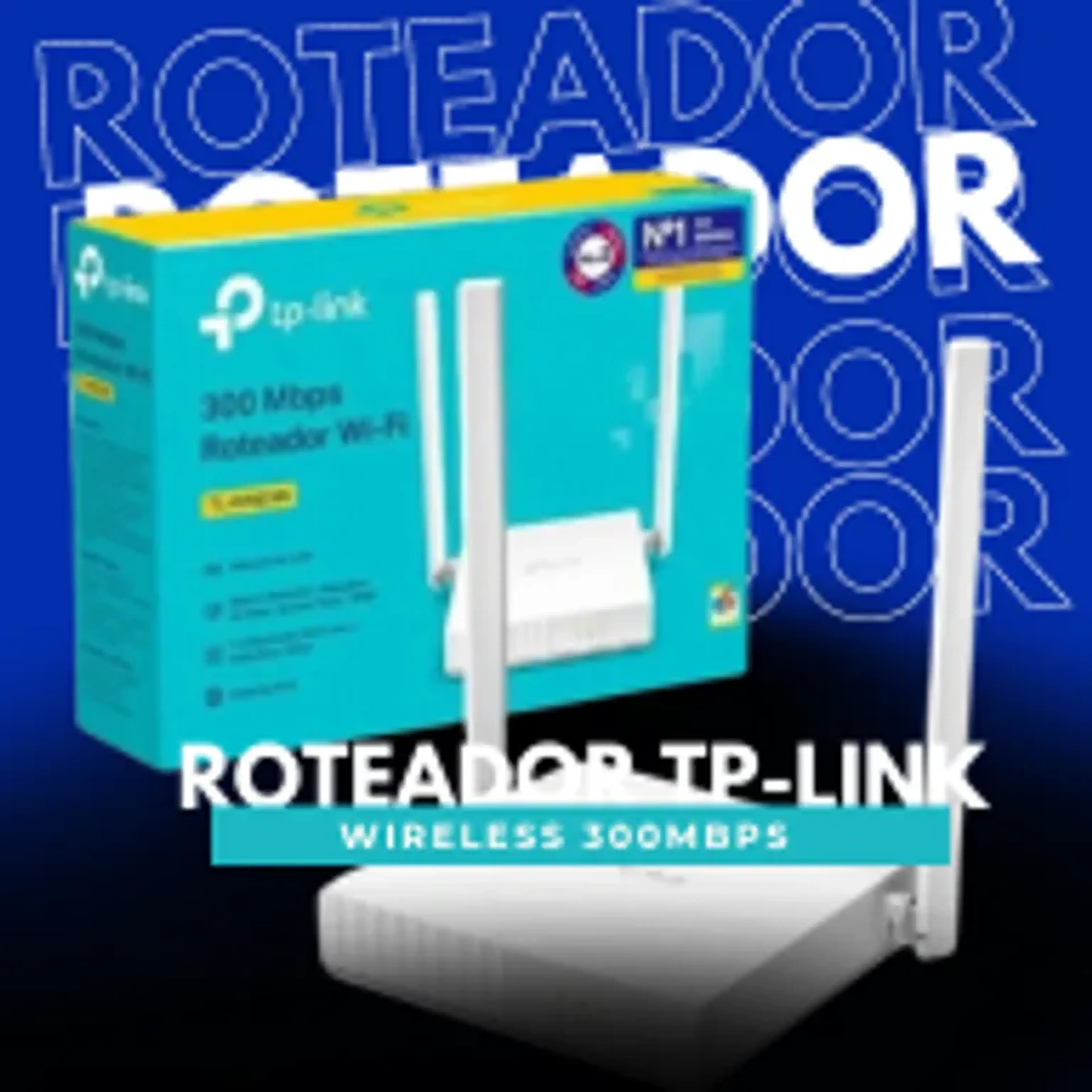 Roteador wireless 300mbps tplink tlwr829n - TP-LIN imagem