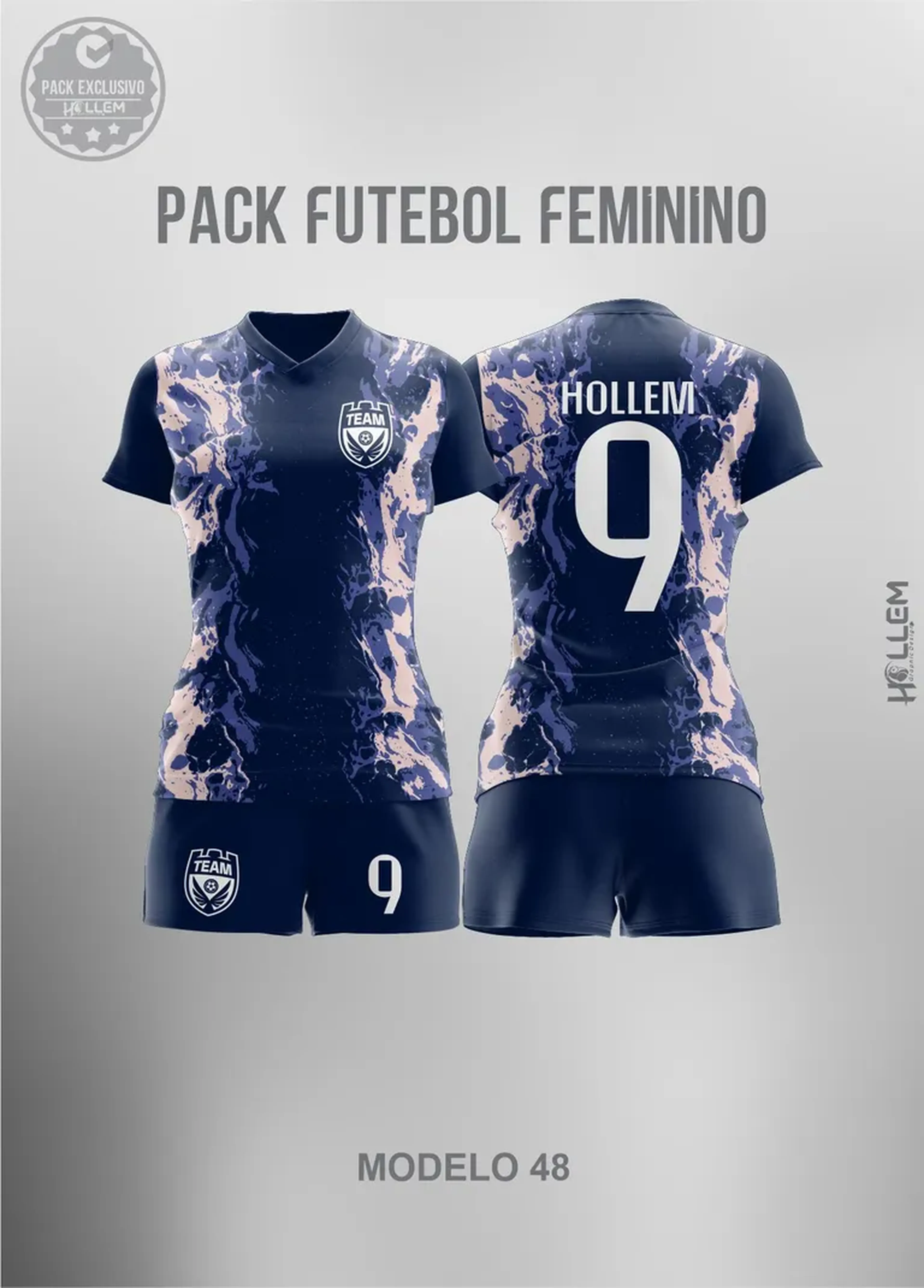 Texura Futebol feminino MOD48 imagem