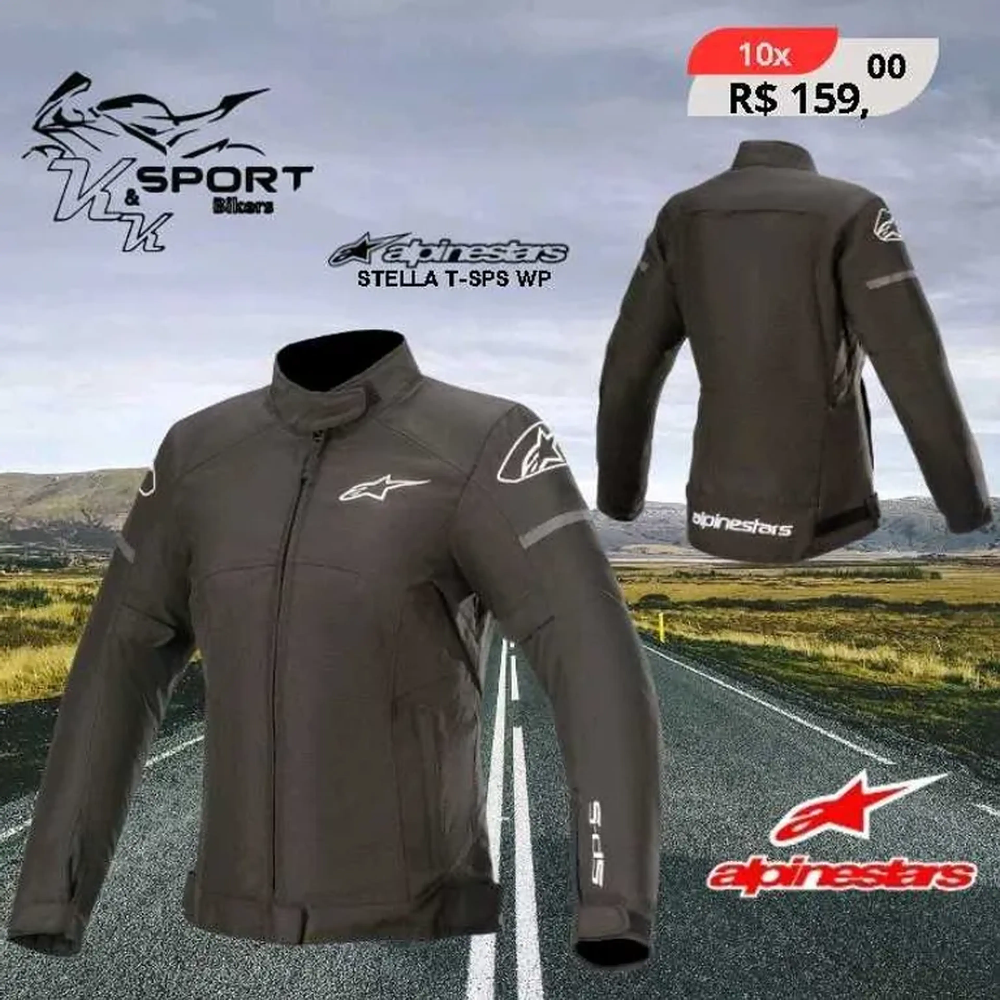 JAQUETA ALPINESTARS STELLA T SPS WP imagem