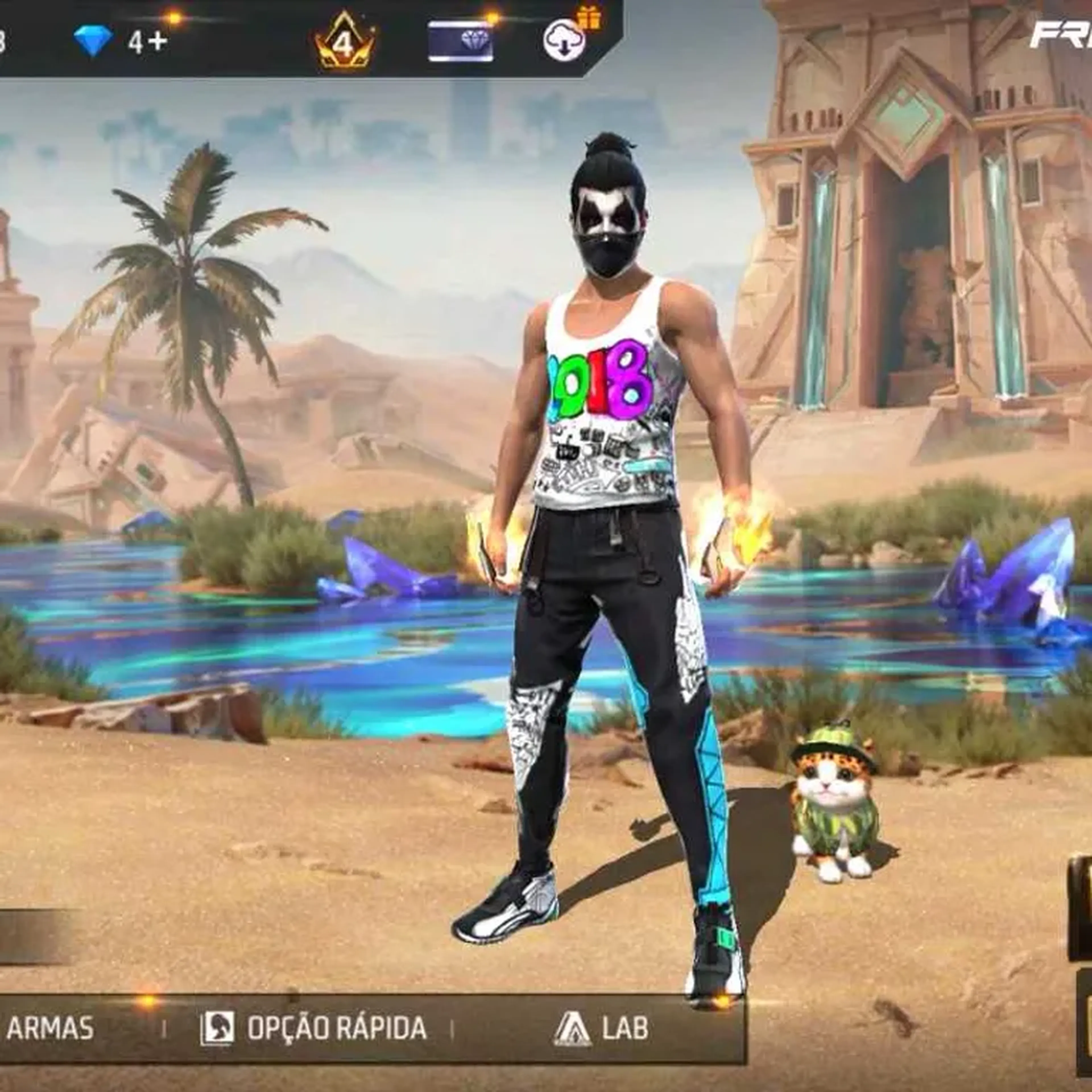 Conta de free fire imagem