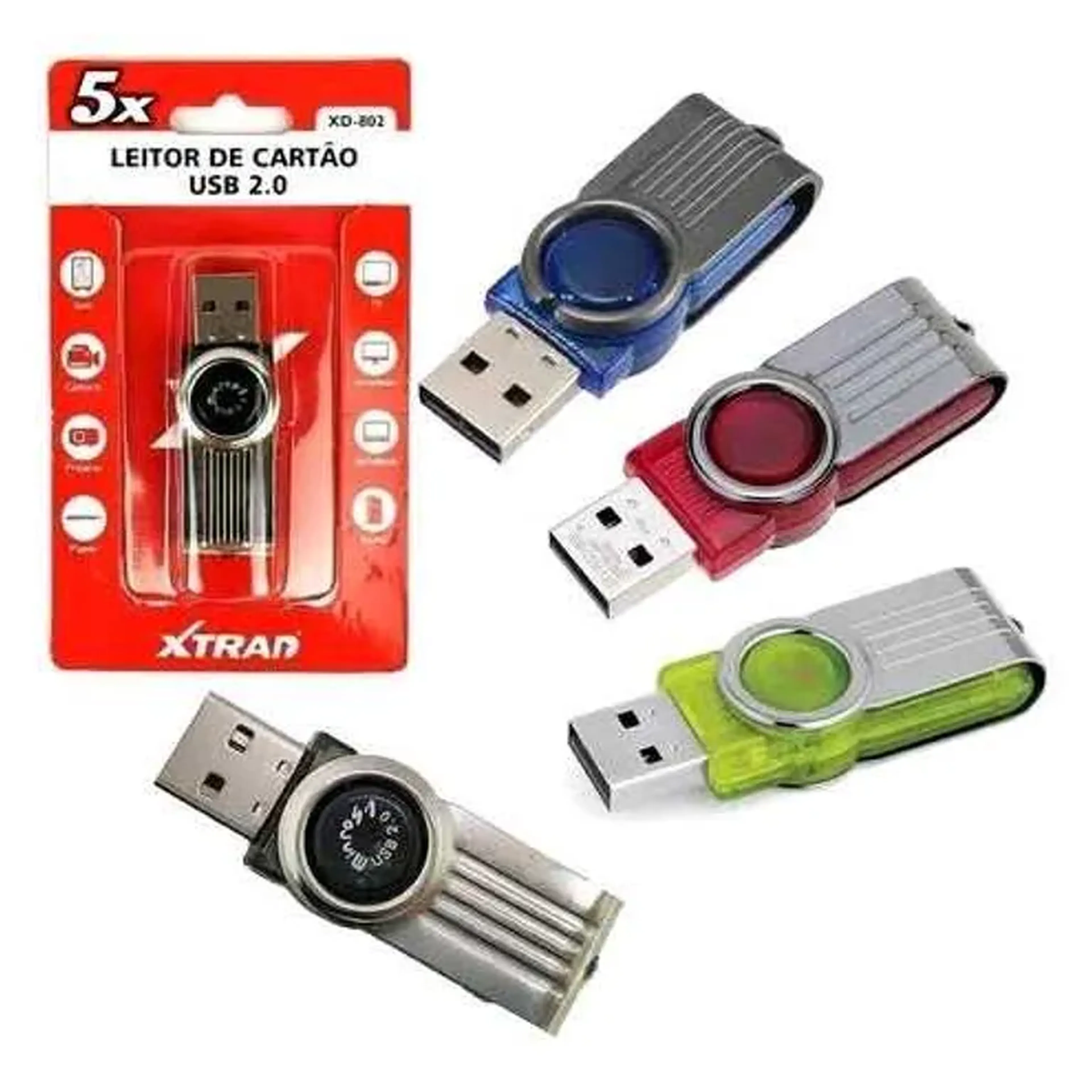 leitor de cartão 32GB 64GB - 3 dias de garantia pela loja imagem
