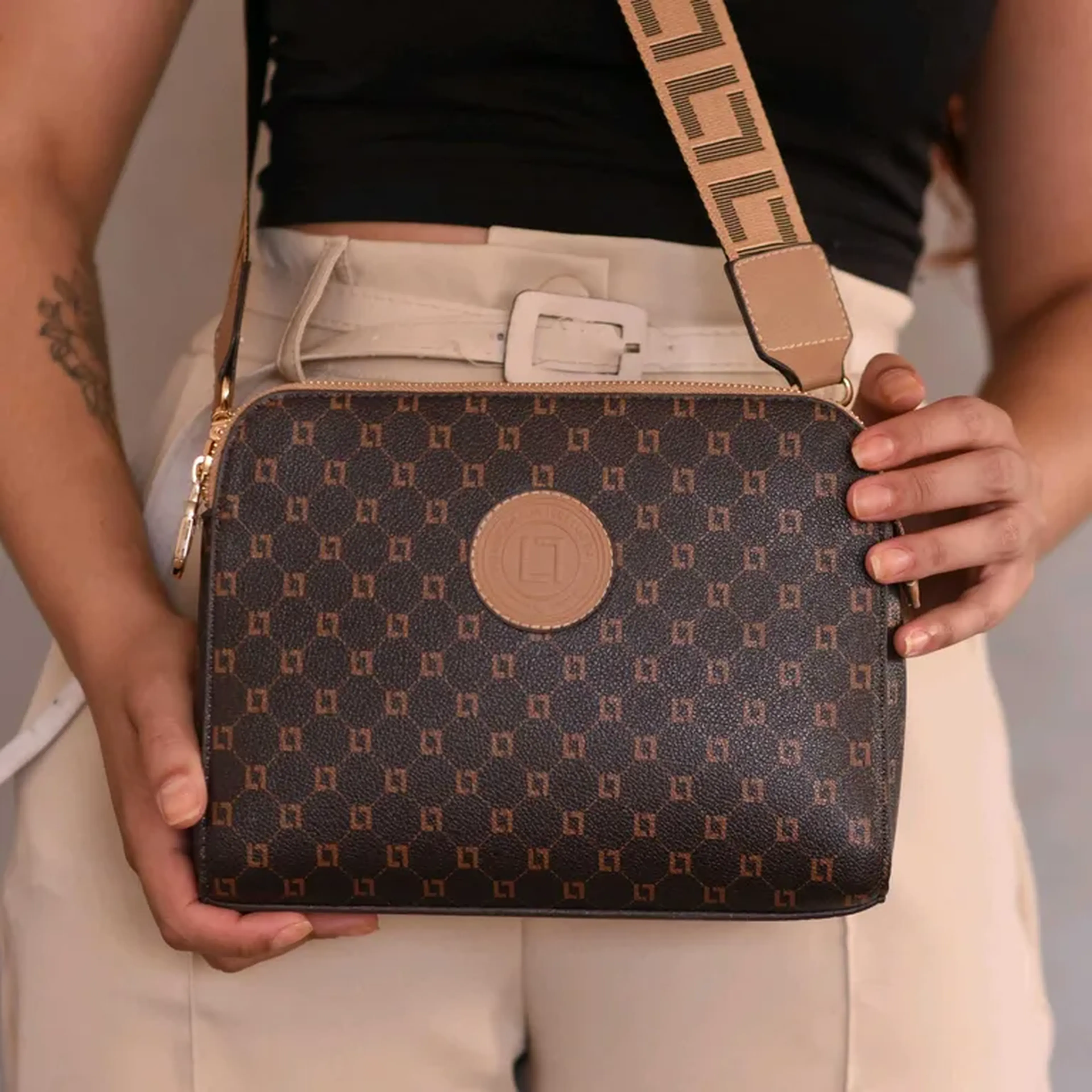 Bolsa Luz da Lua - Couro imagem