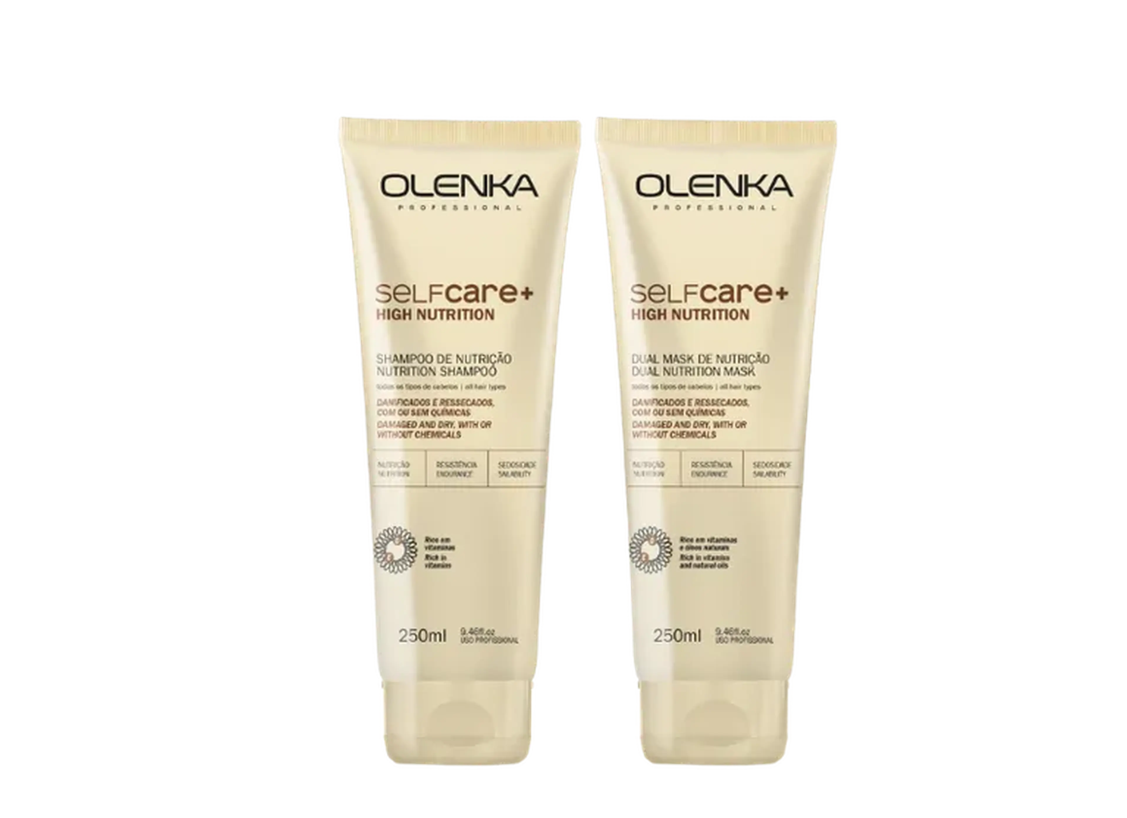 Kit Self Care High Nutrition 250ml ( Sh + Mask + C imagem