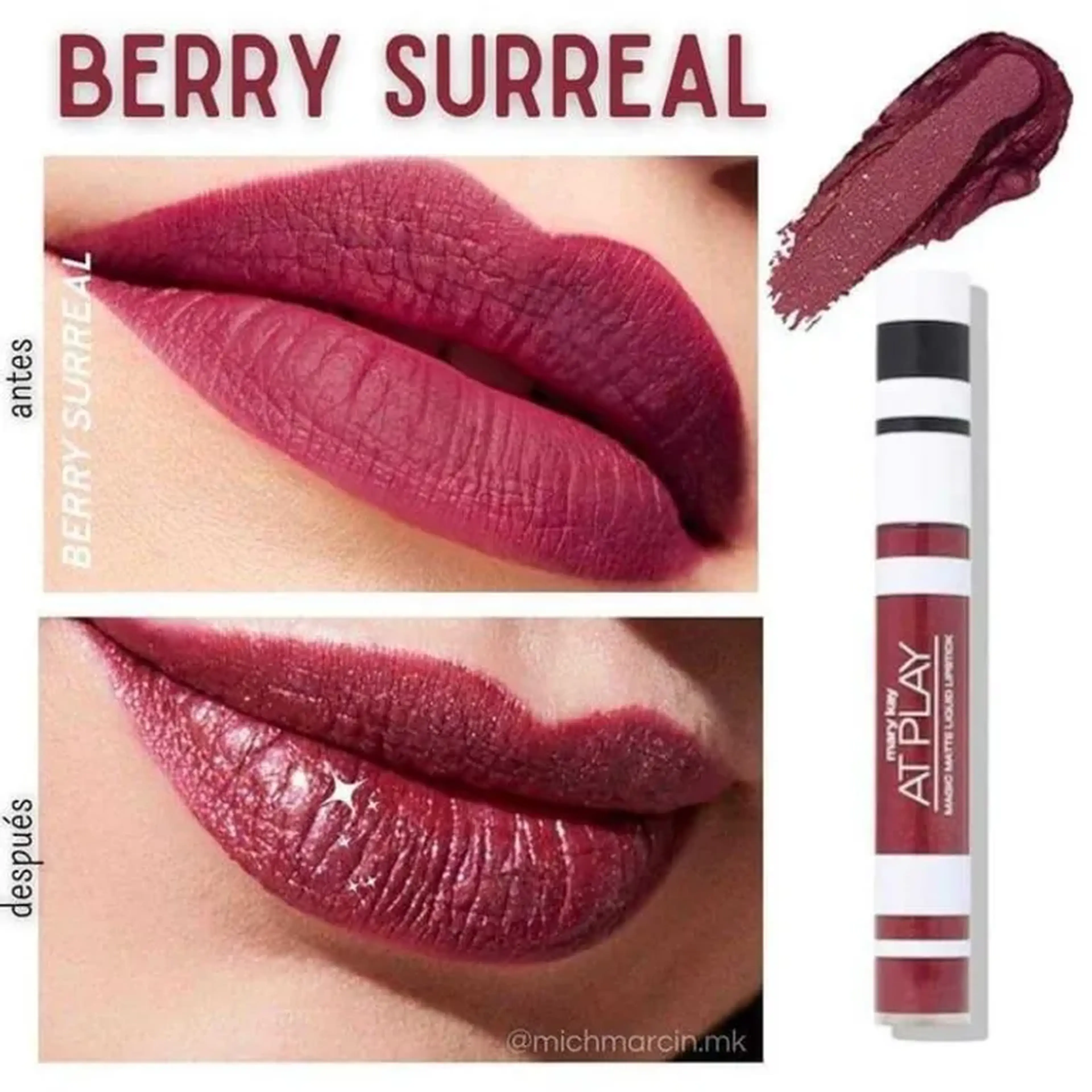 Batom líquido Matte berry surreal imagem