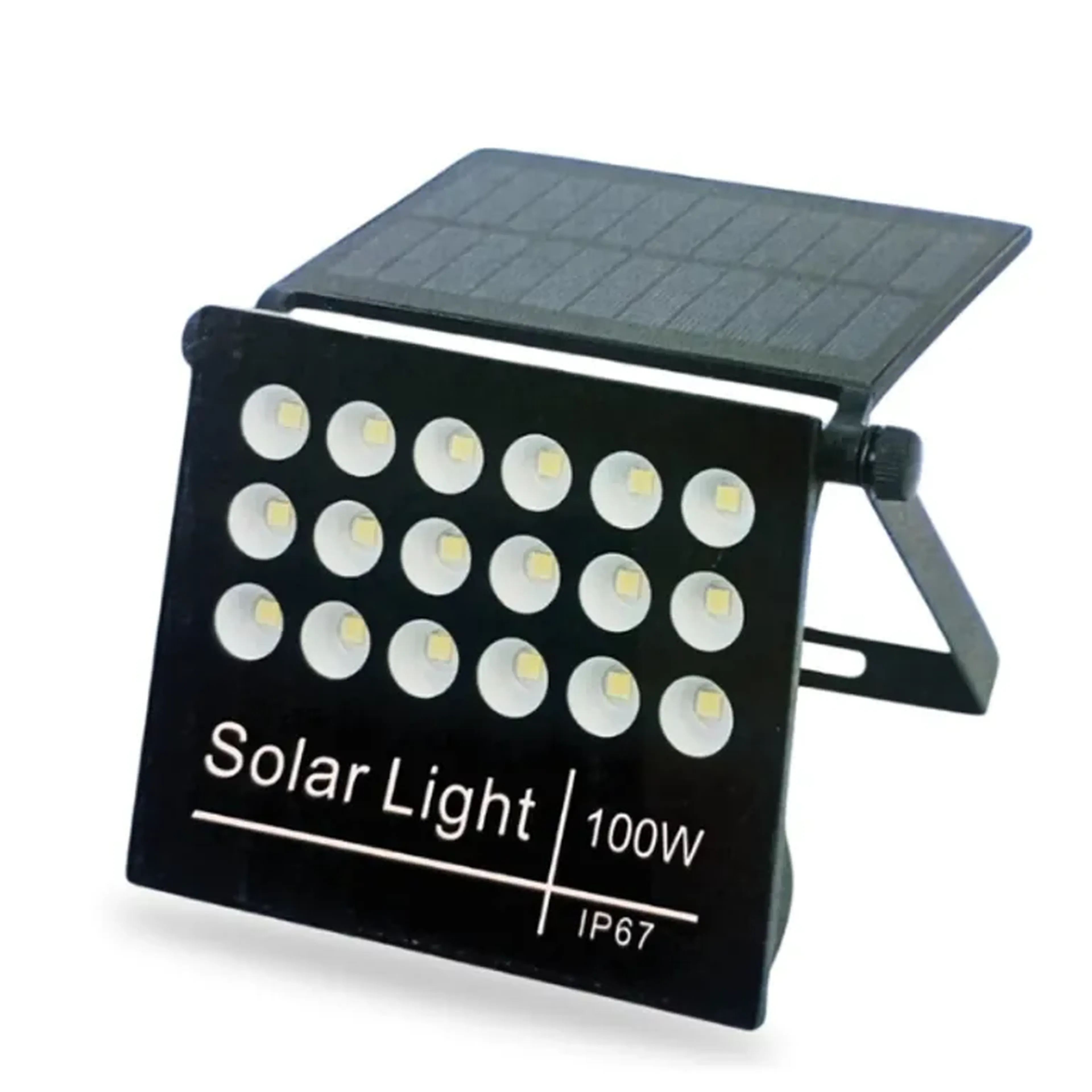 Refletor Solar LED 100W IP67 Preto Alumínio 6.500K imagem
