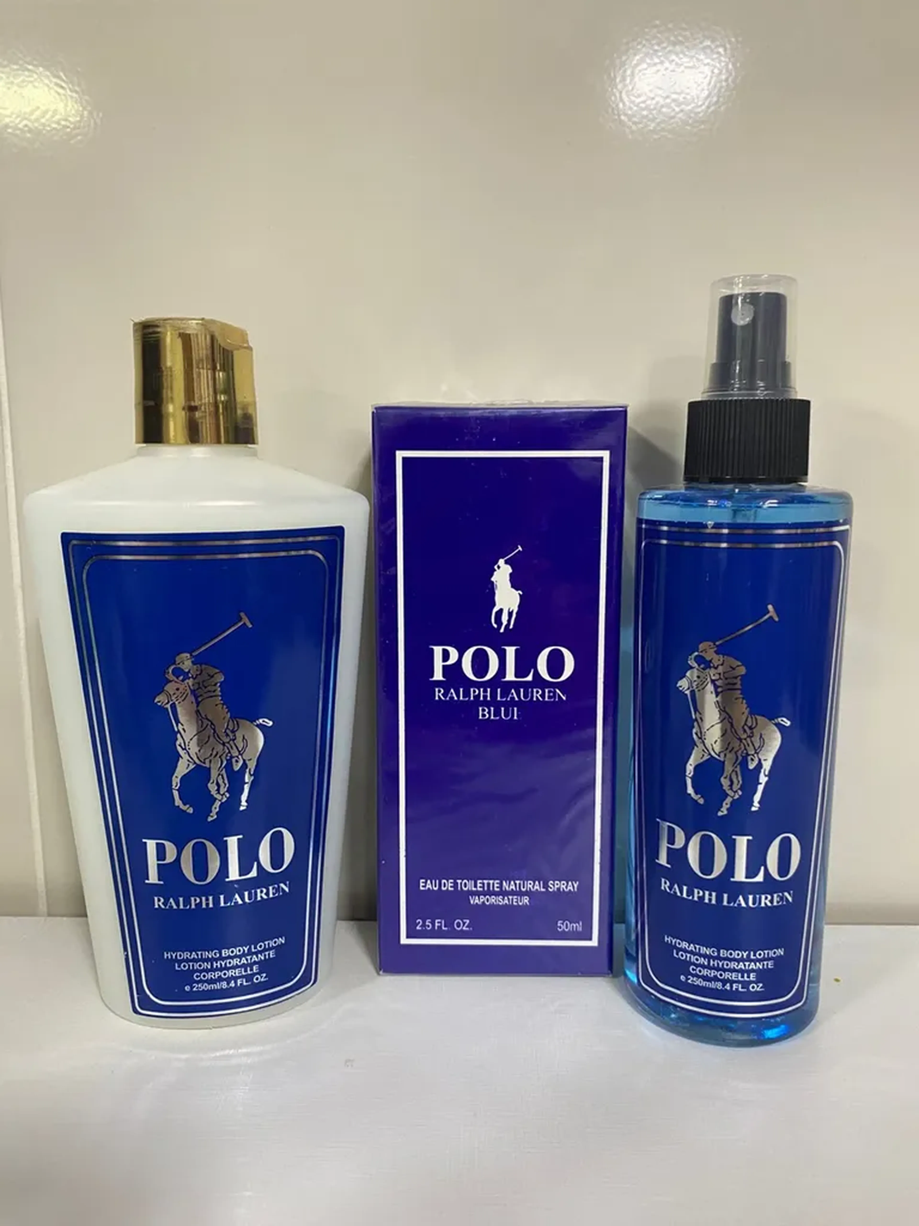 Kit Masculino Polo -Perfume 50ml+Body Splash+Hidratante) imagem