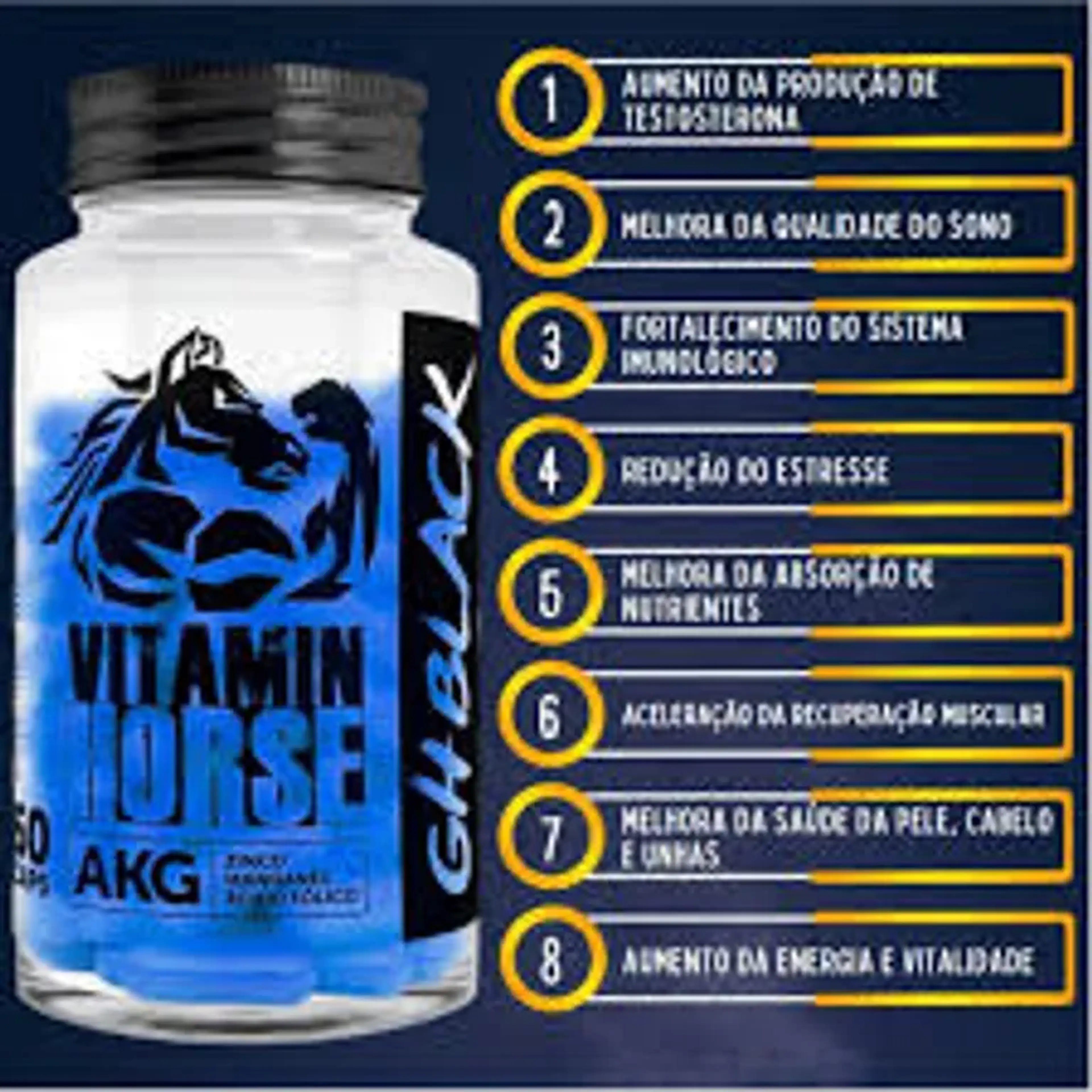 VITAMIN HORSE 60caps. imagem