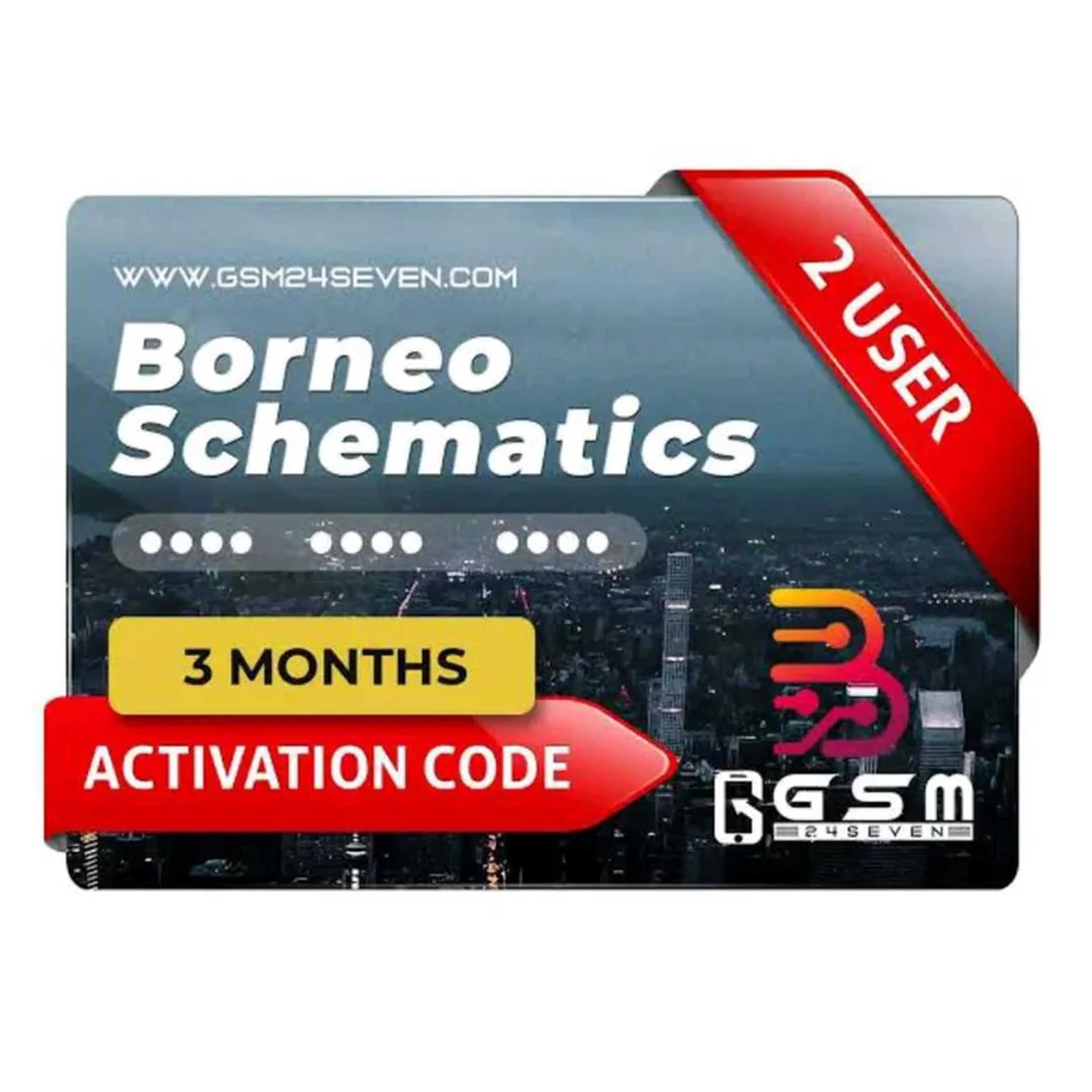 BORNEO SCHEMATICS 3 MESES 1 USUÁRIO imagem