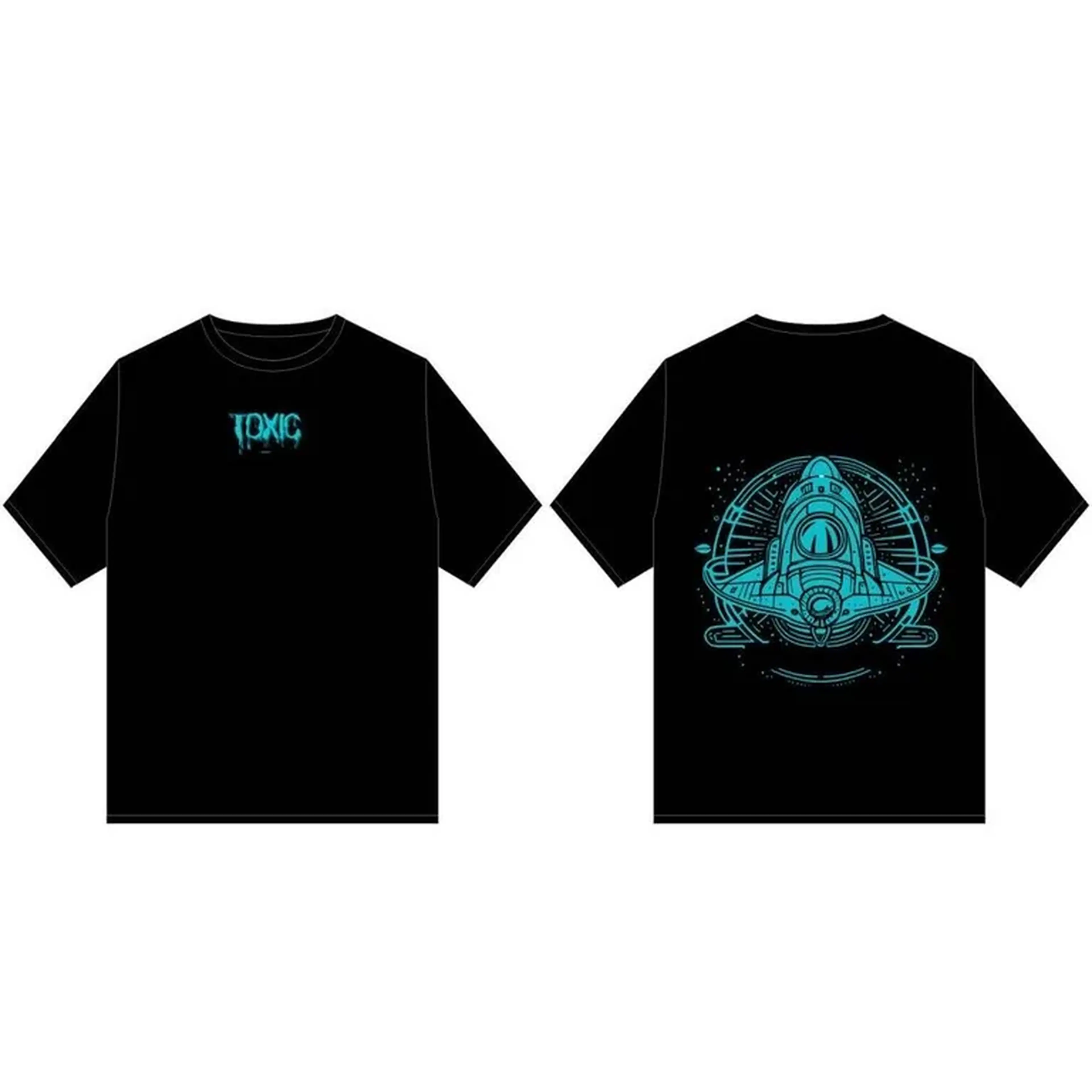 Camisa Oversized Space Blue imagem