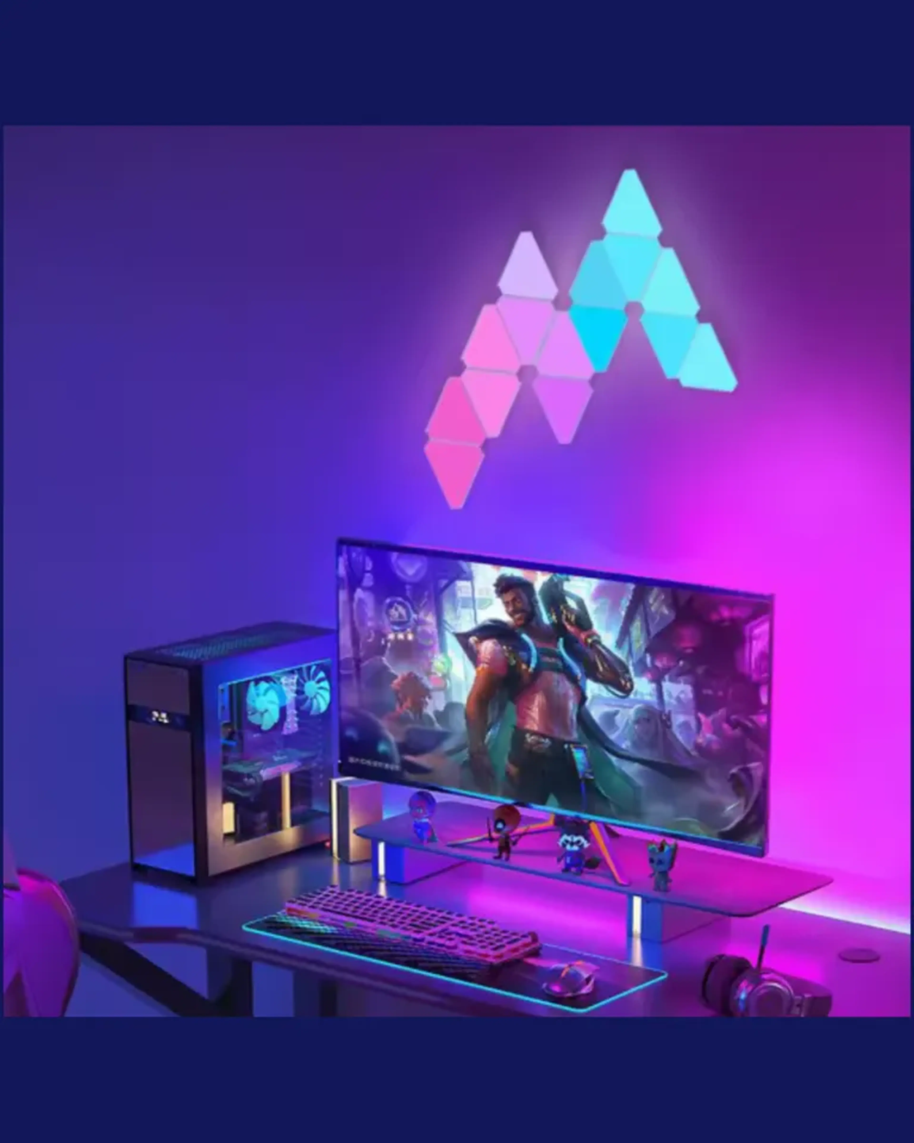12 Luz Noturna LED - Atmosfera Perfeita para Seu Ambiente imagem