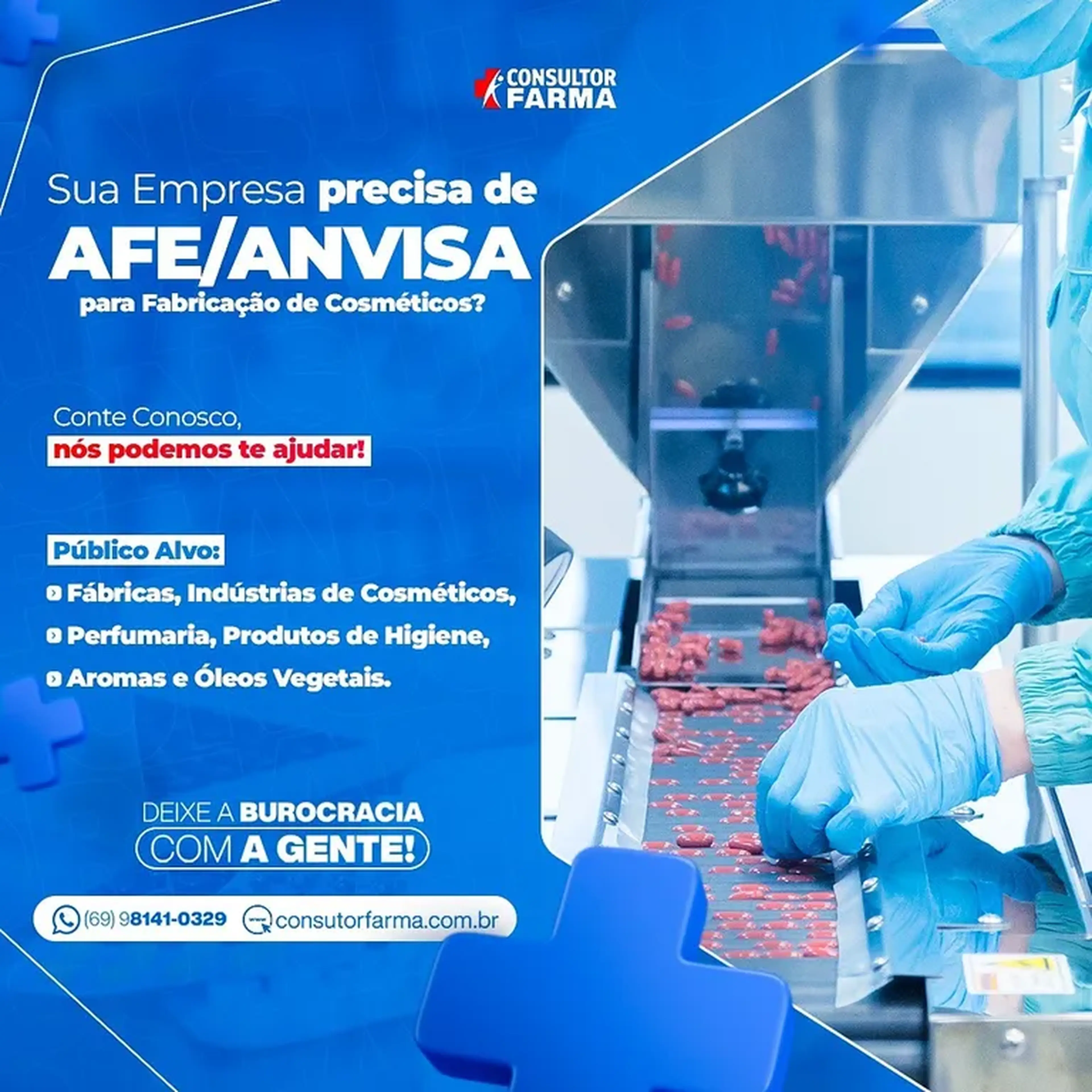 AFE ANVISA - Cosméticos p Fábricas e Indústrias imagem