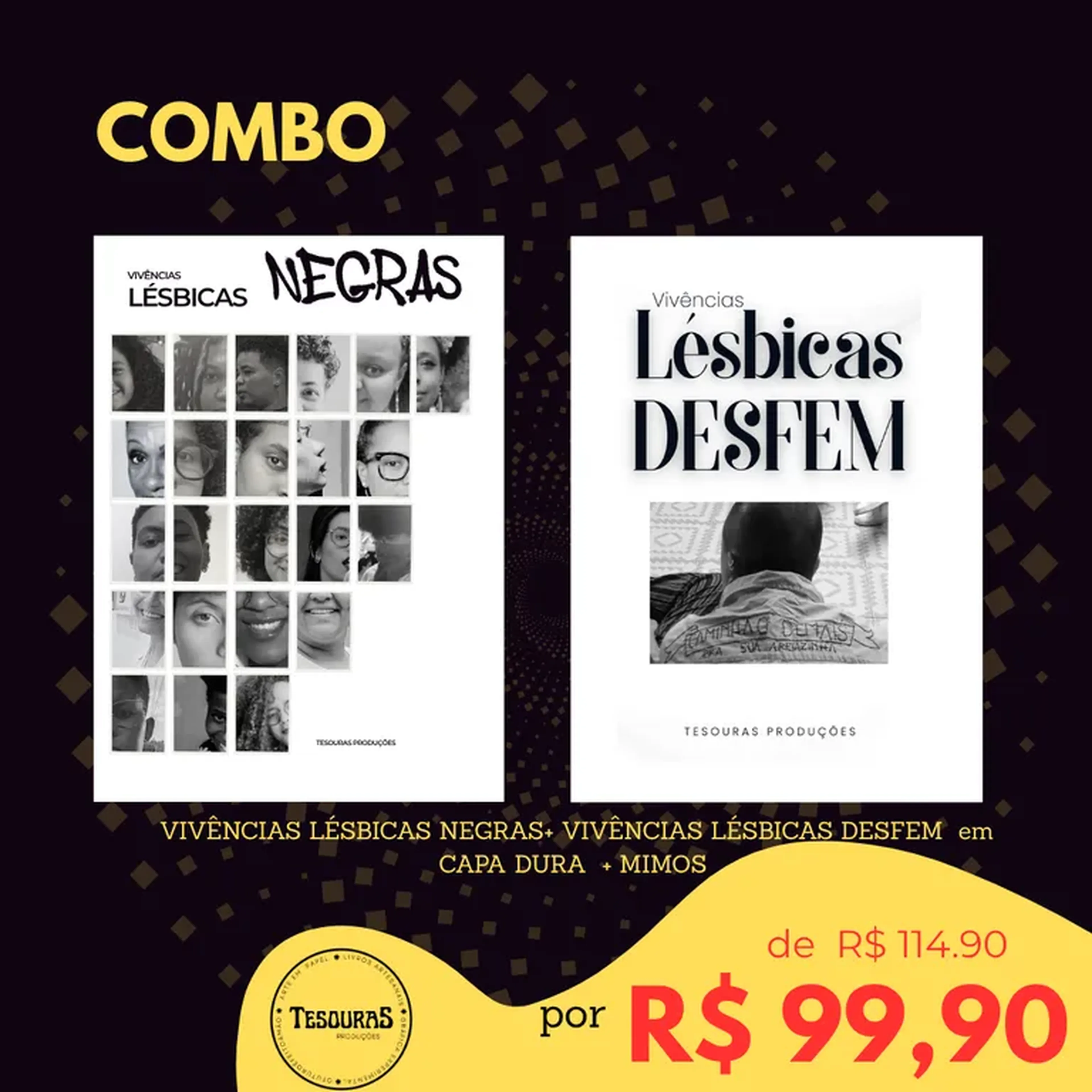 combo livros lesbicas negras e lesbicas desfem capa dura imagem