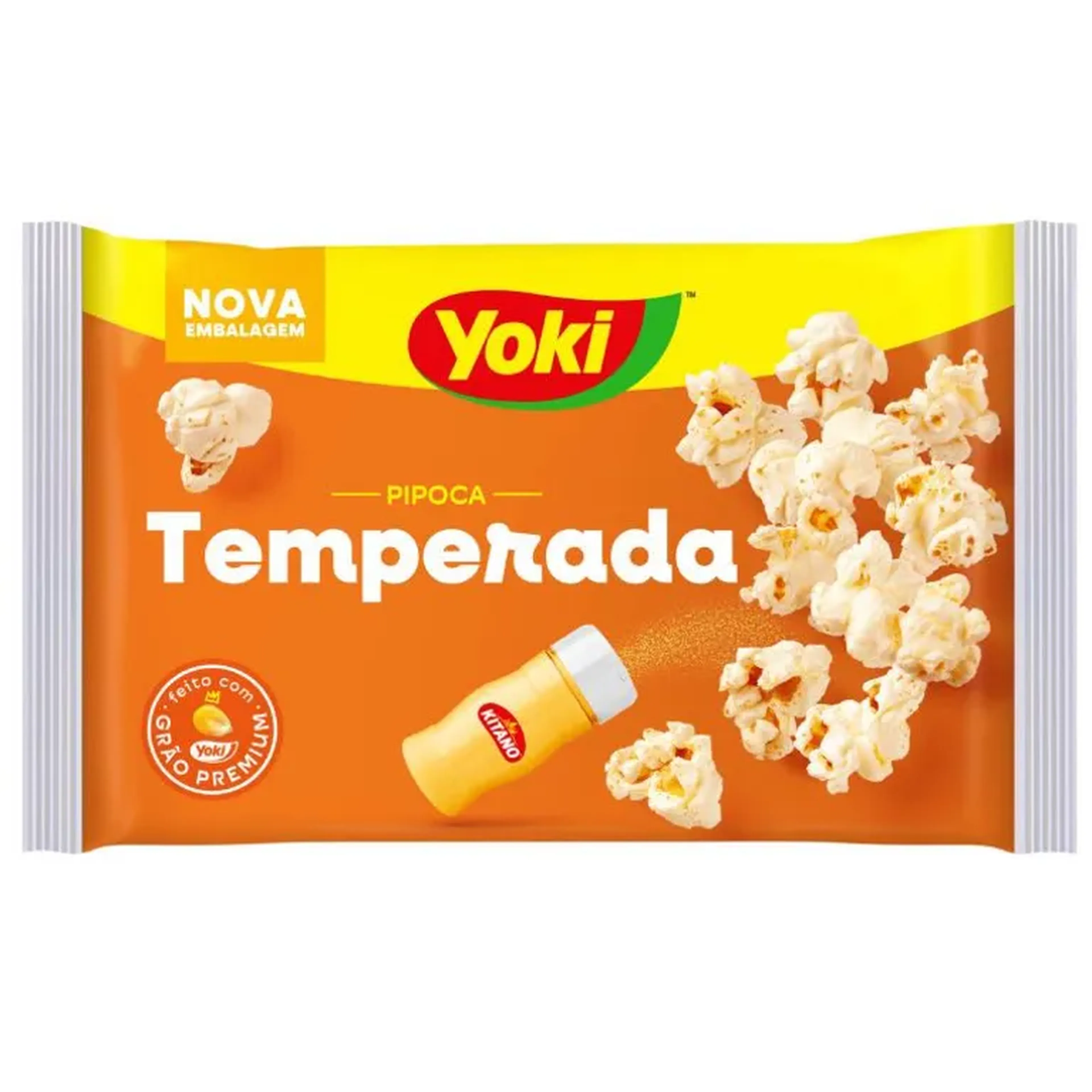 Pipoca Yoki de Micro-ondas Temperada imagem