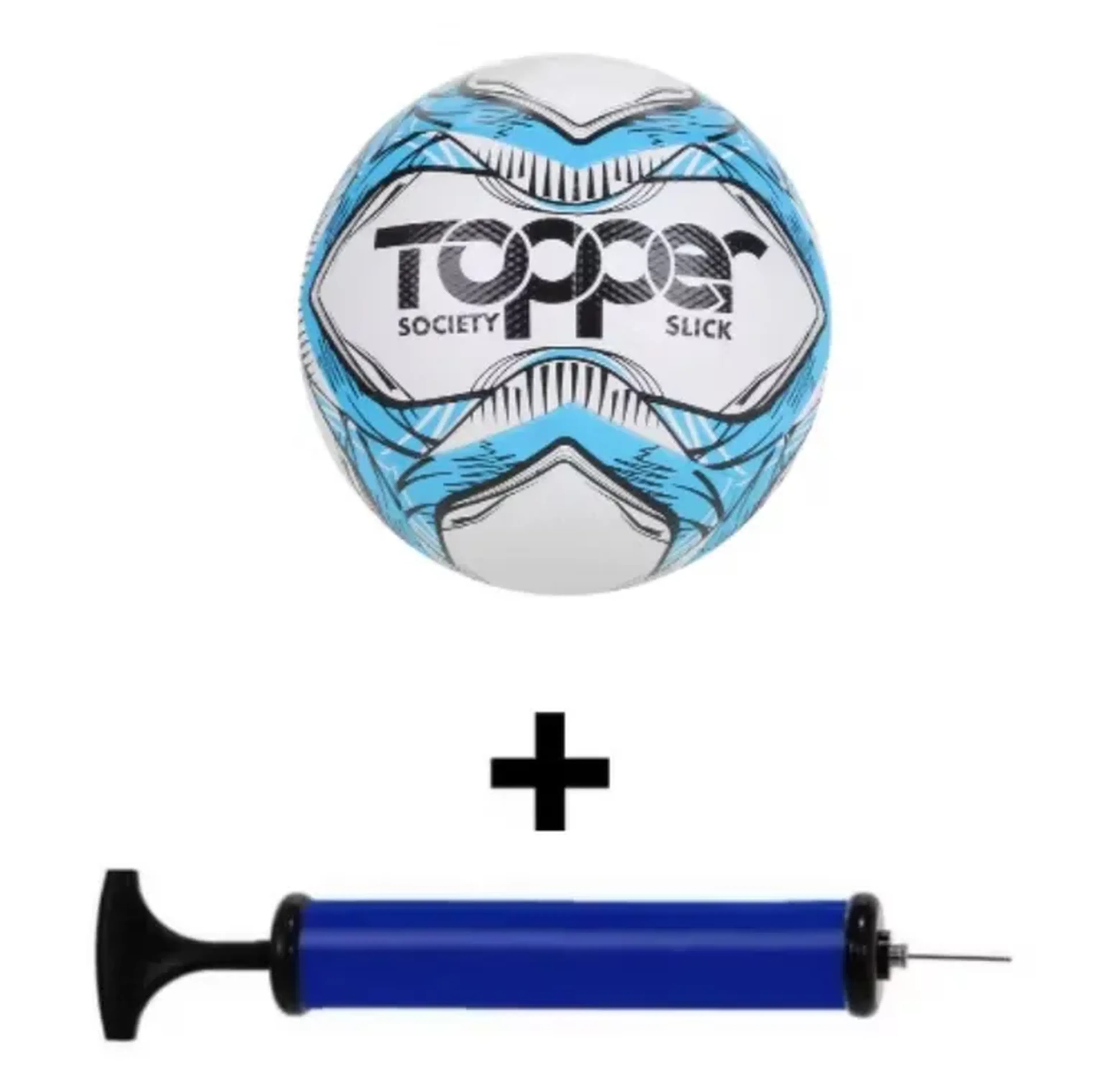 Bola Topper Slick II Campo e Bomba de ar imagem