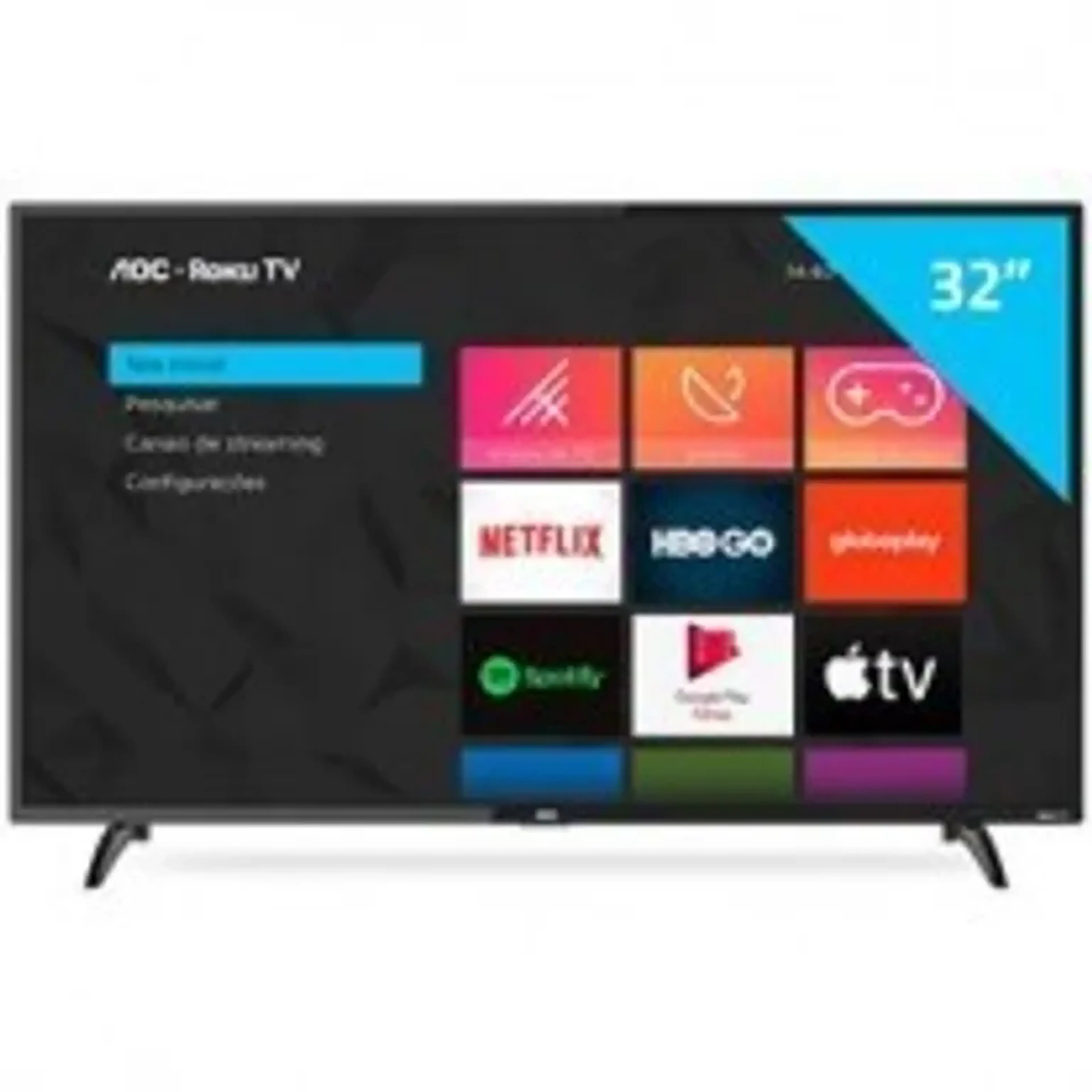 AOC Roku TV Smart TV LED 32” imagem