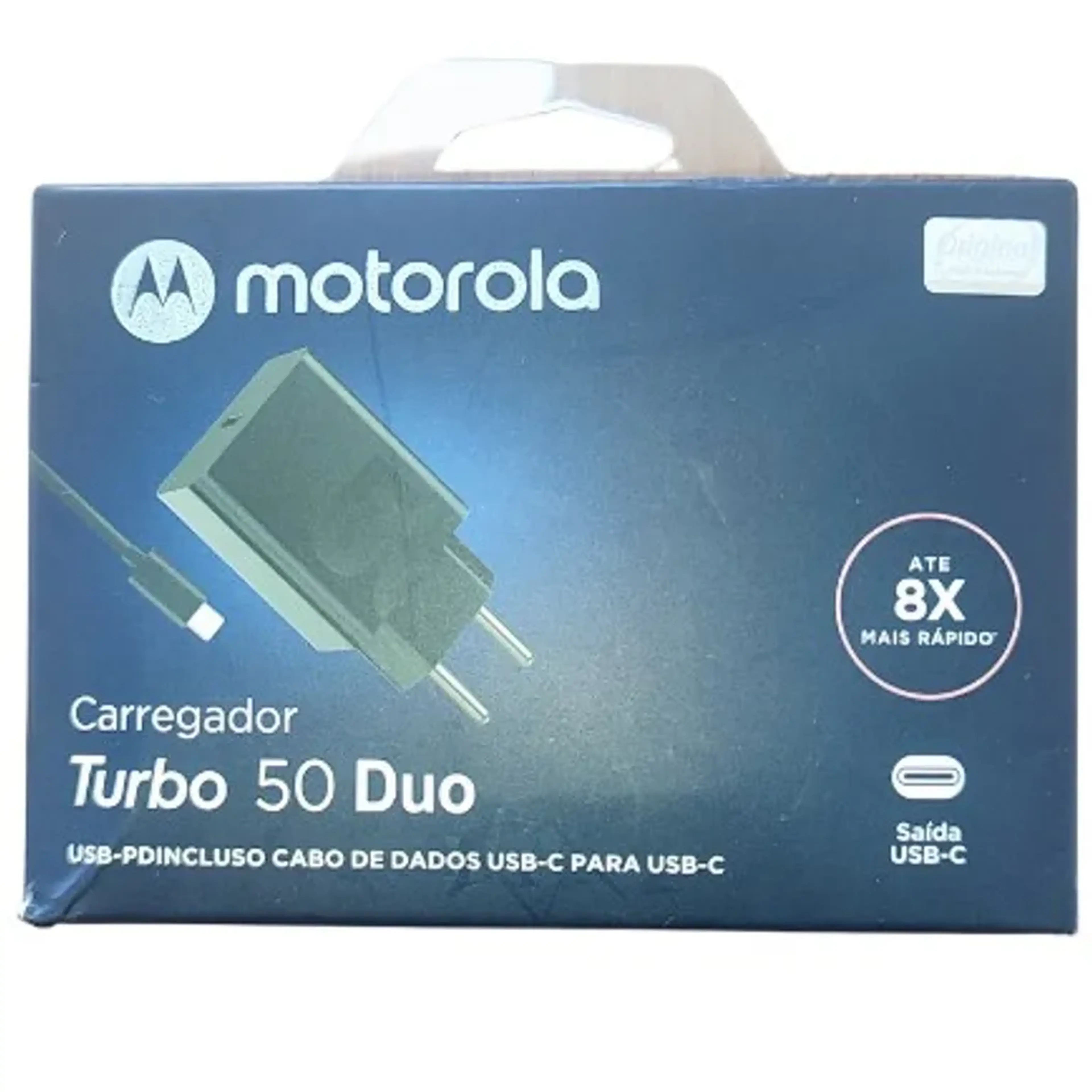Carregador Motorola Turbo 50w Duo imagem