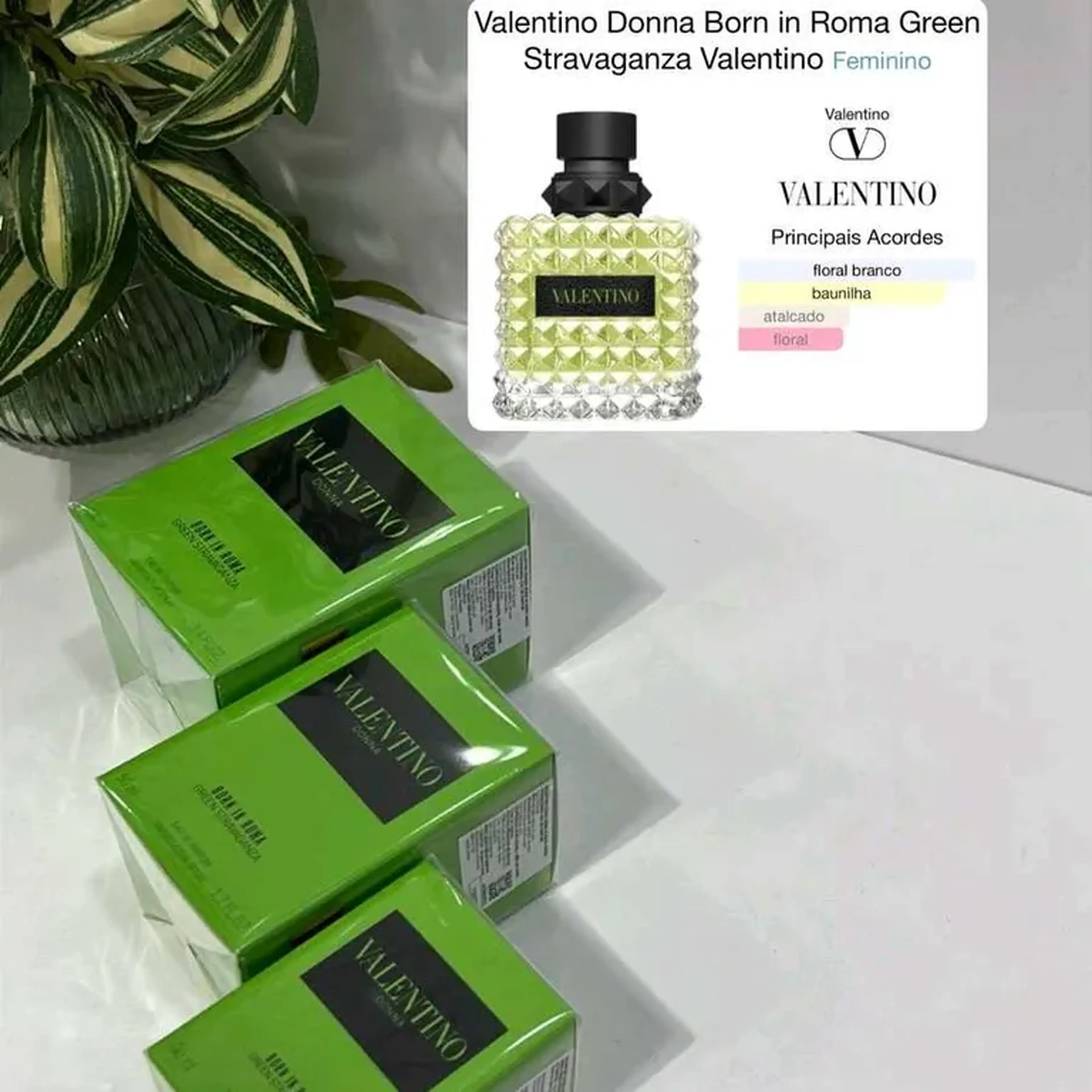 Valentino Donna Born in Roma Green Stravaganza Valentino imagem