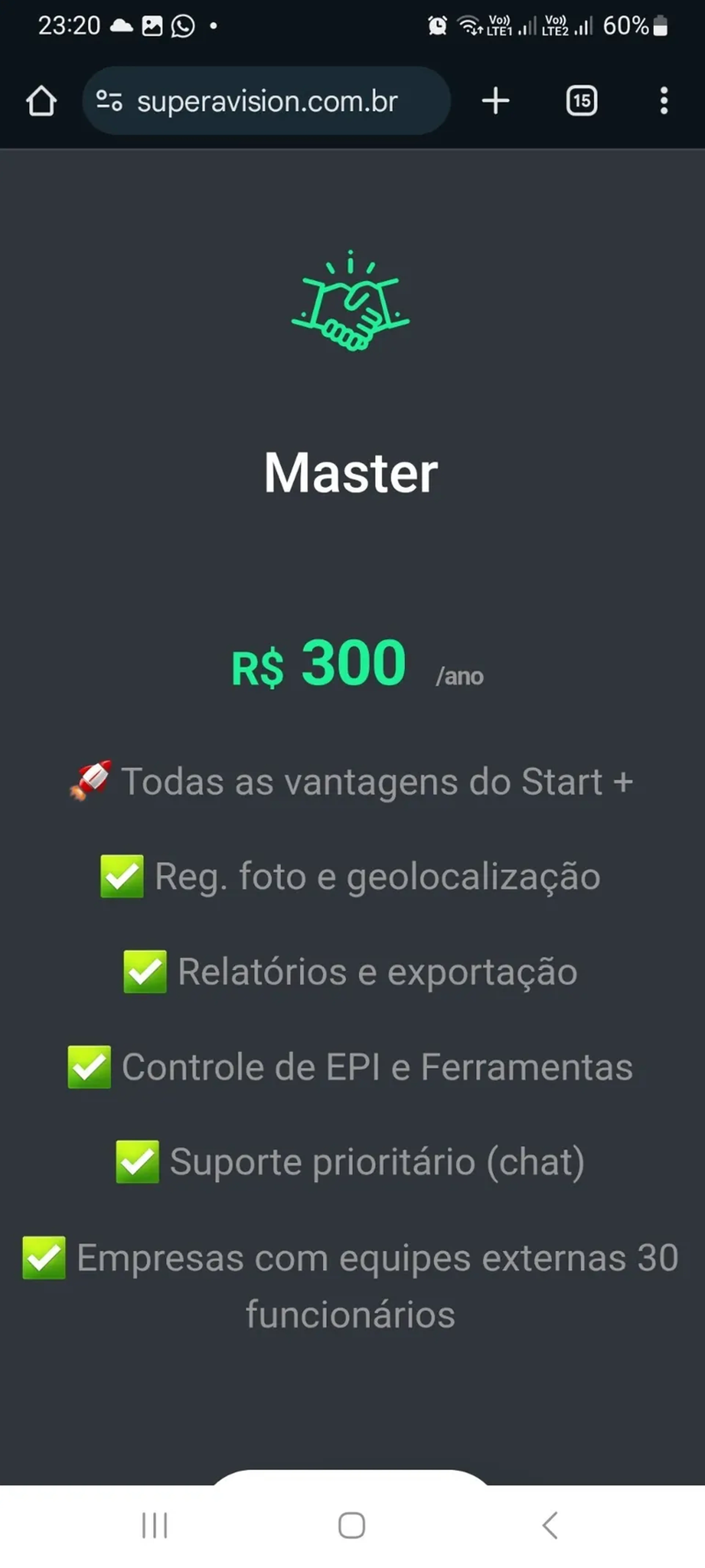 Licença Anual Master Spvison Time imagem