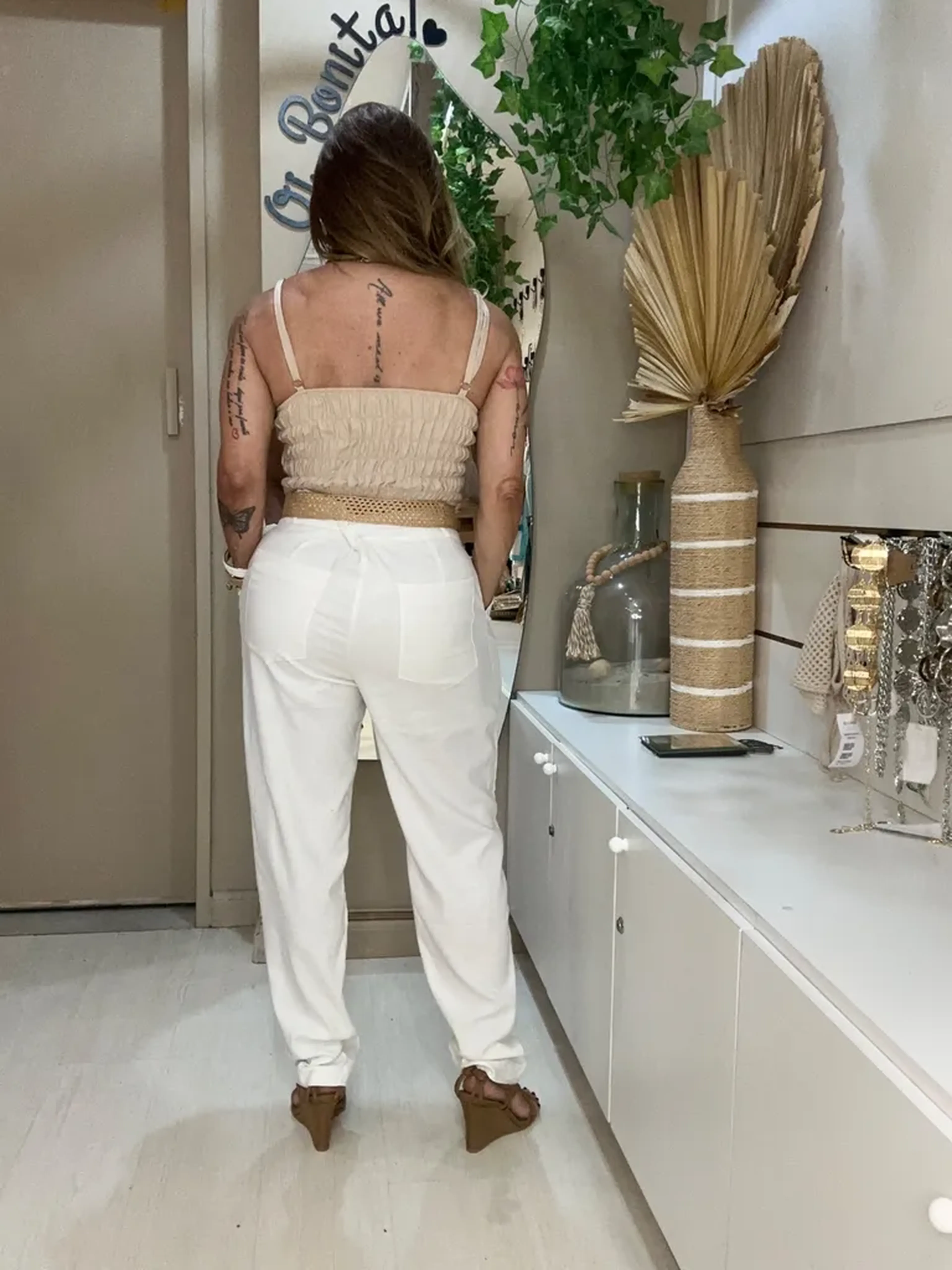 Calça de linho imagem