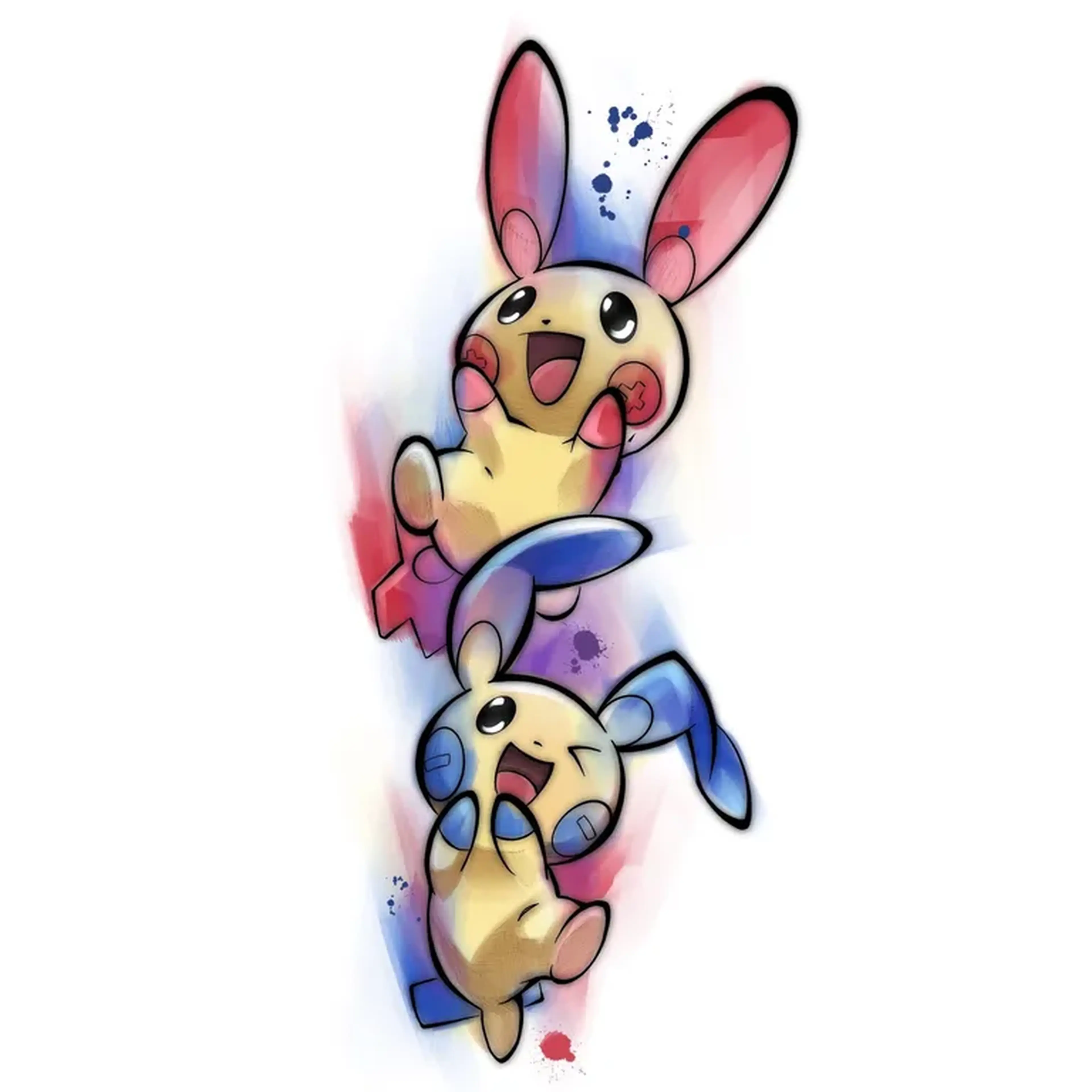 Minun e Plusle (1.200,00) imagem