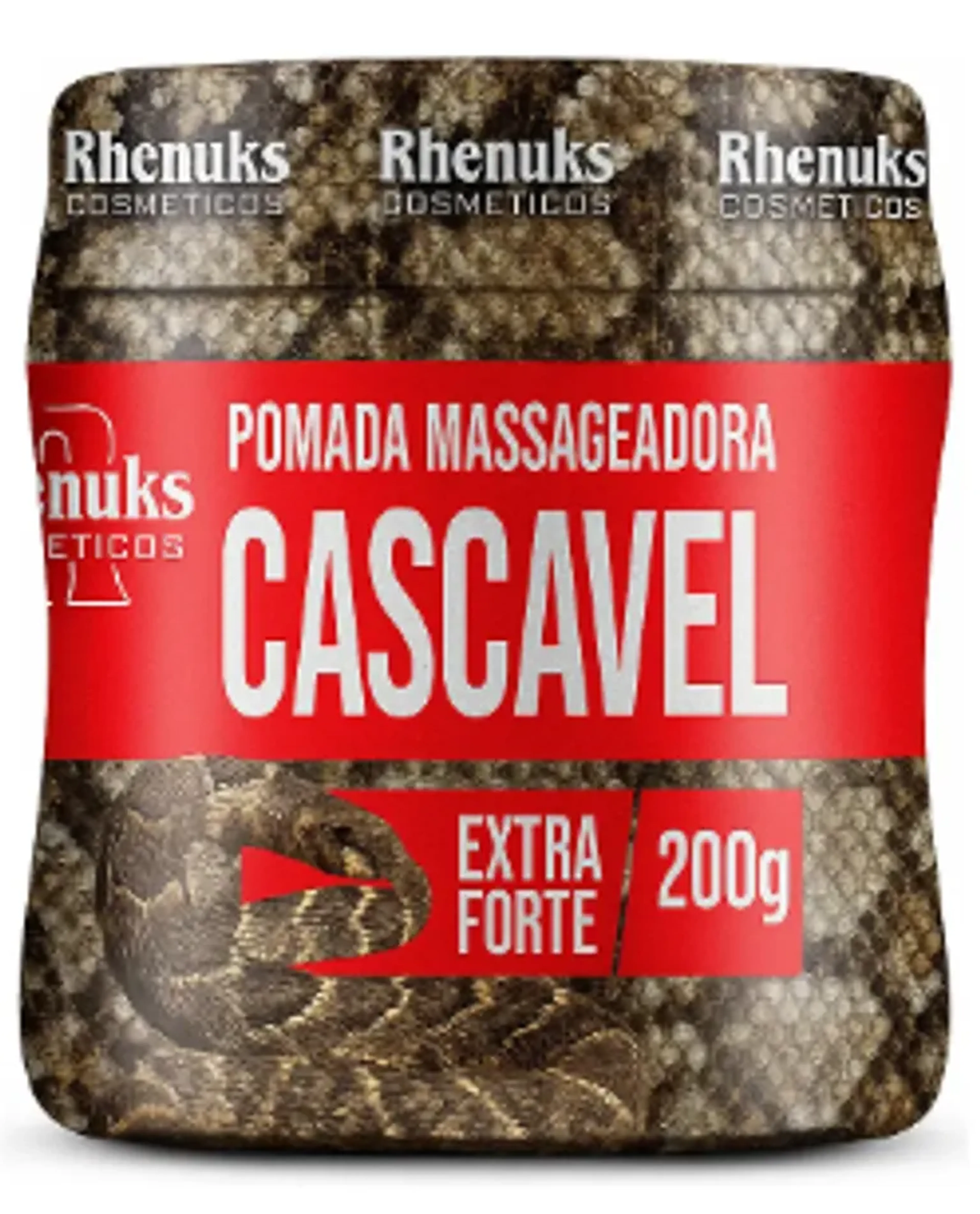 Pomada Massageadora Cascavel Rhenuks 200g imagem