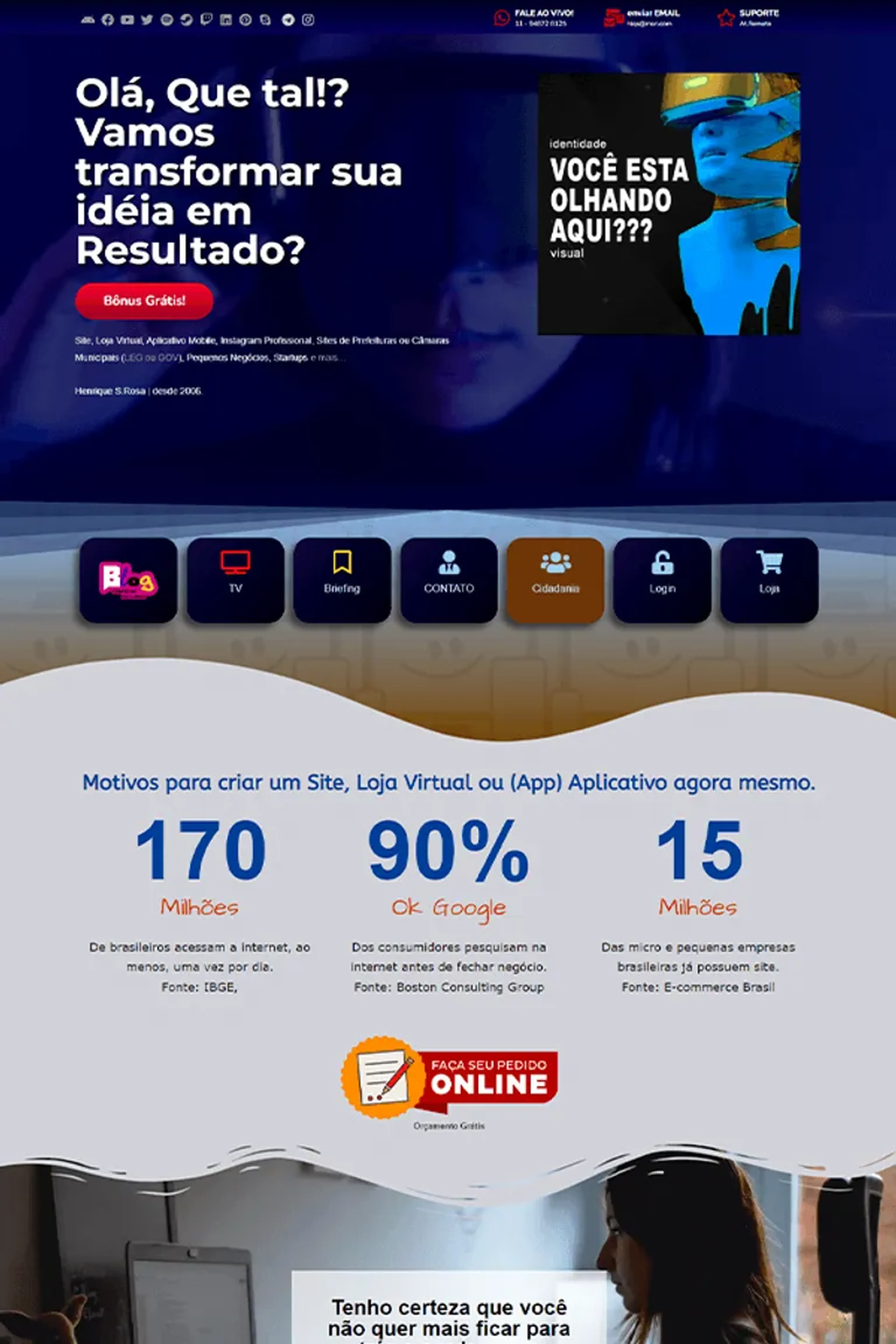 Criar Landing Page de Alta Conversão imagem