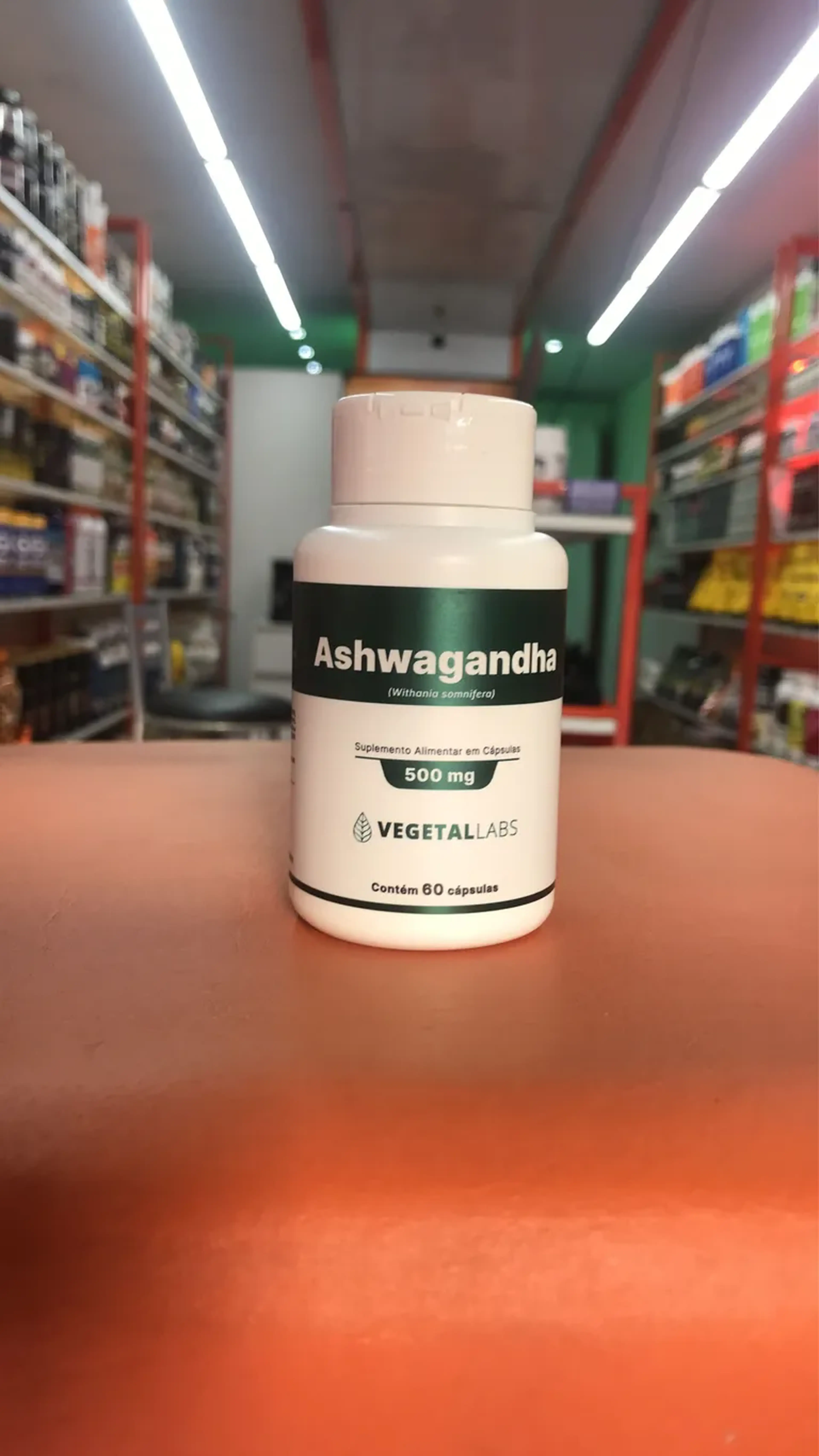 Ashwagandha Vegetal Labs 500mg 60caps imagem