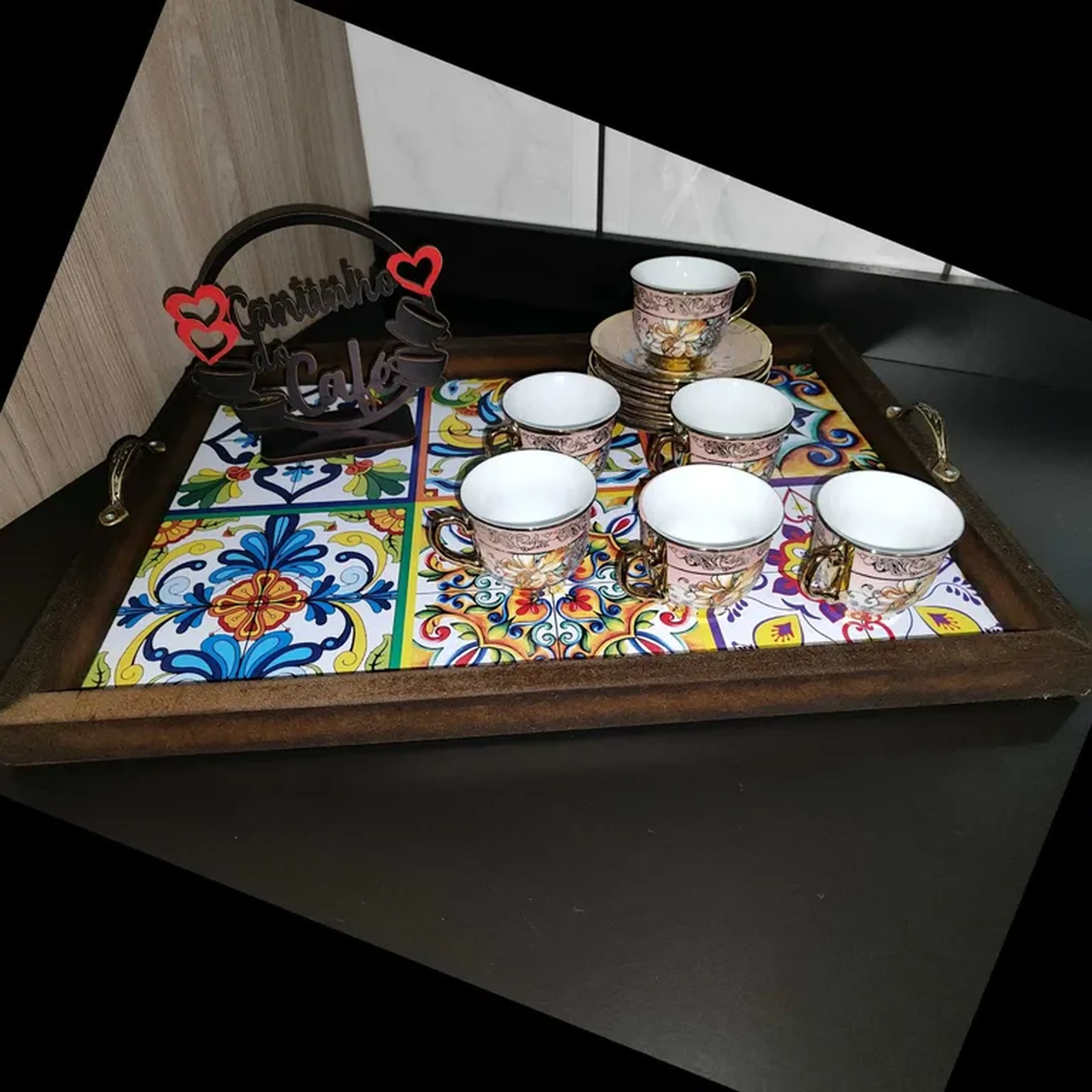 Bandeja Cantinho café ☕☕ imagem