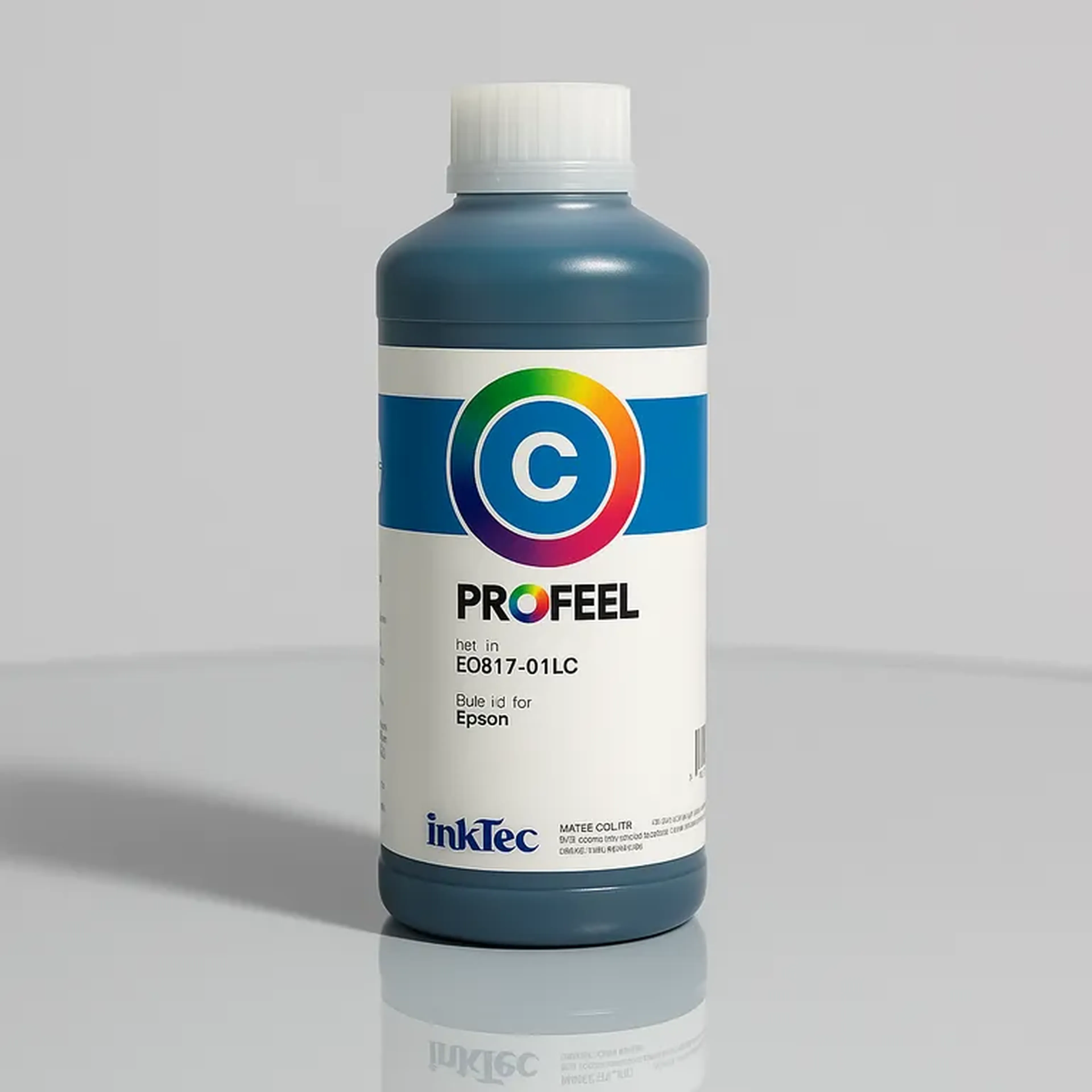 Tinta Corante InkTec Profeel – E0017-01L Ciano para Epson imagem