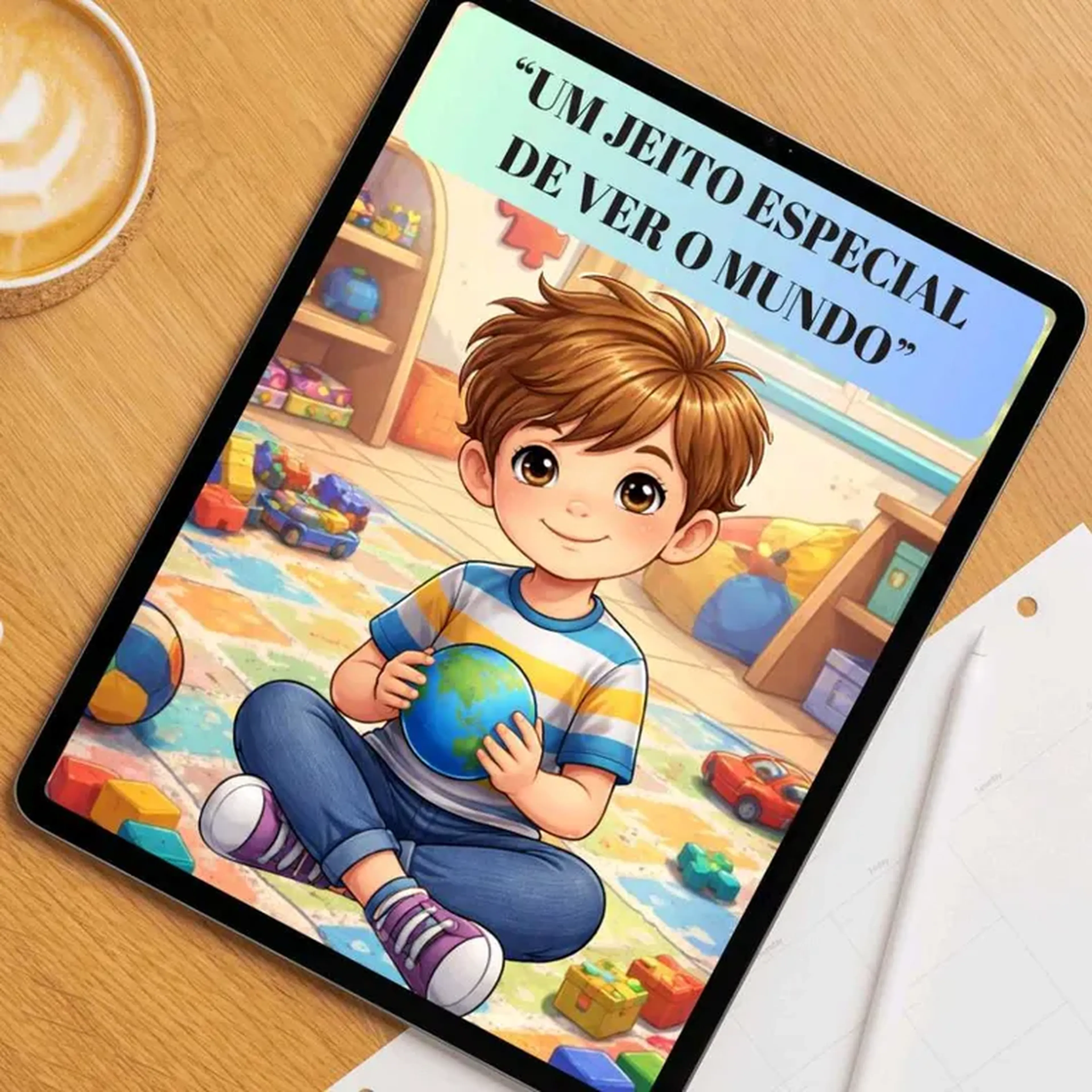 ❤️Luva Contação de História Um Jeito Especial de Ver o Mundo 🌈 imagem