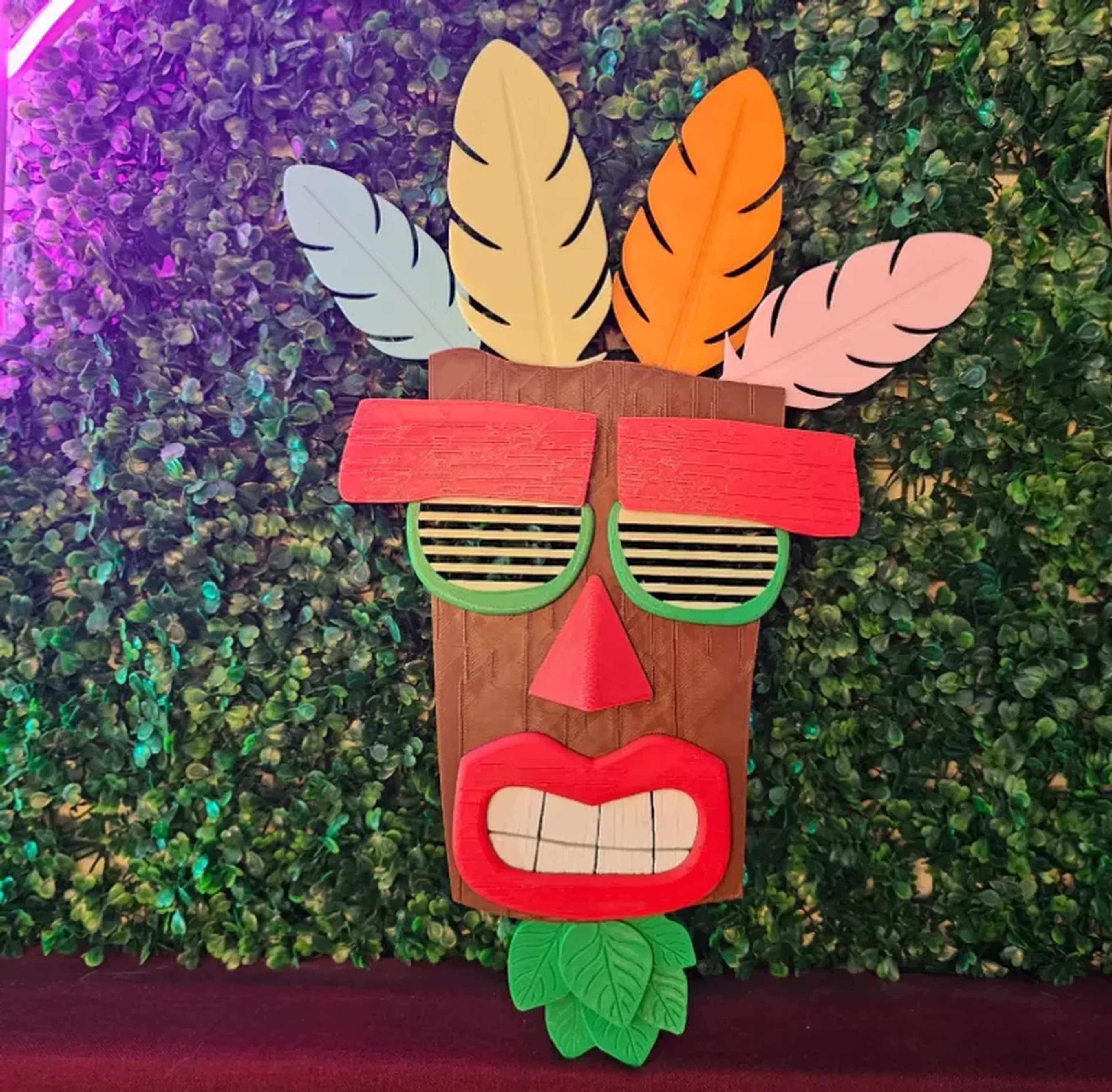 Mascara Crash Bandicoot imagem