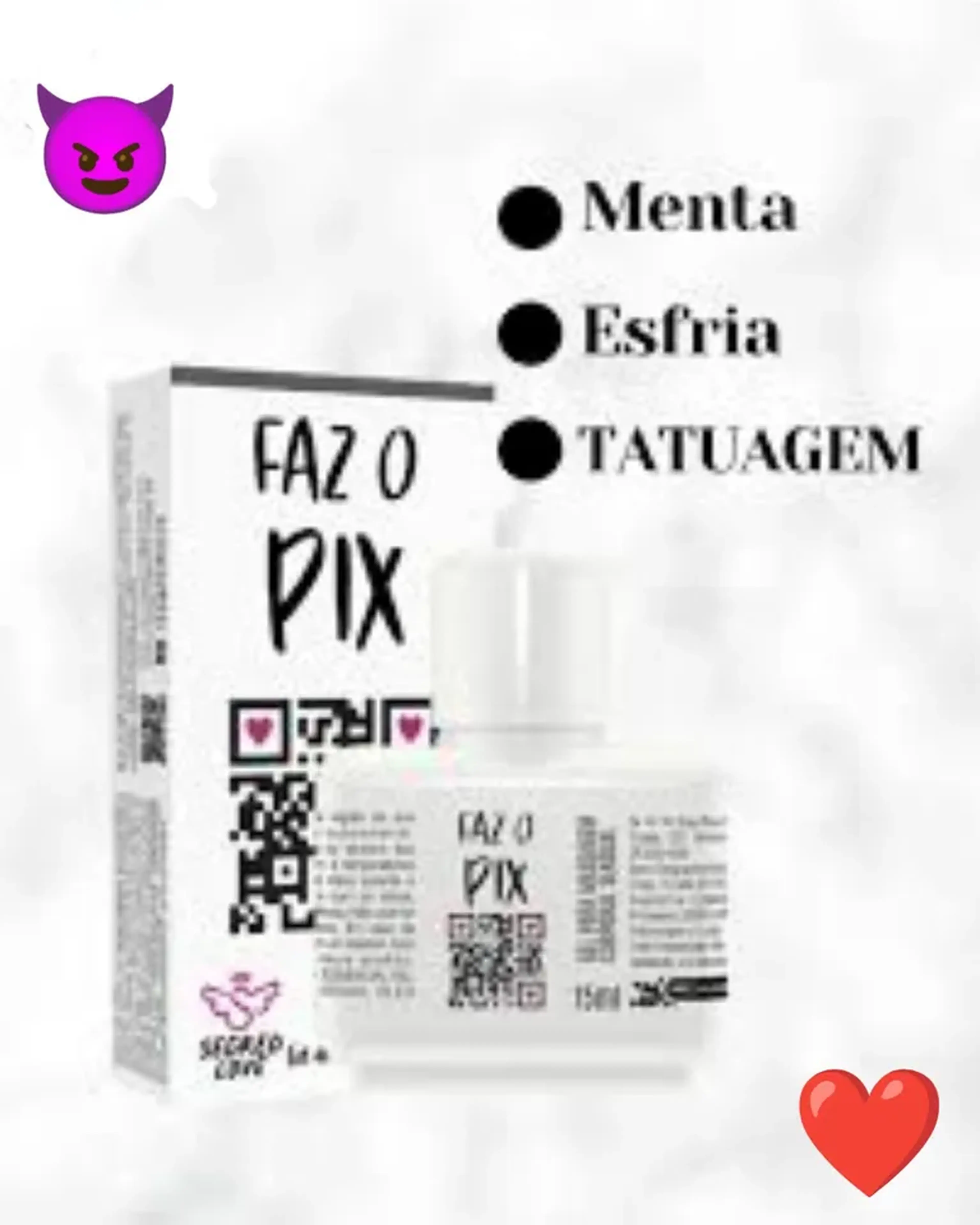Faz o Pix gel térmico+ tattoo imagem