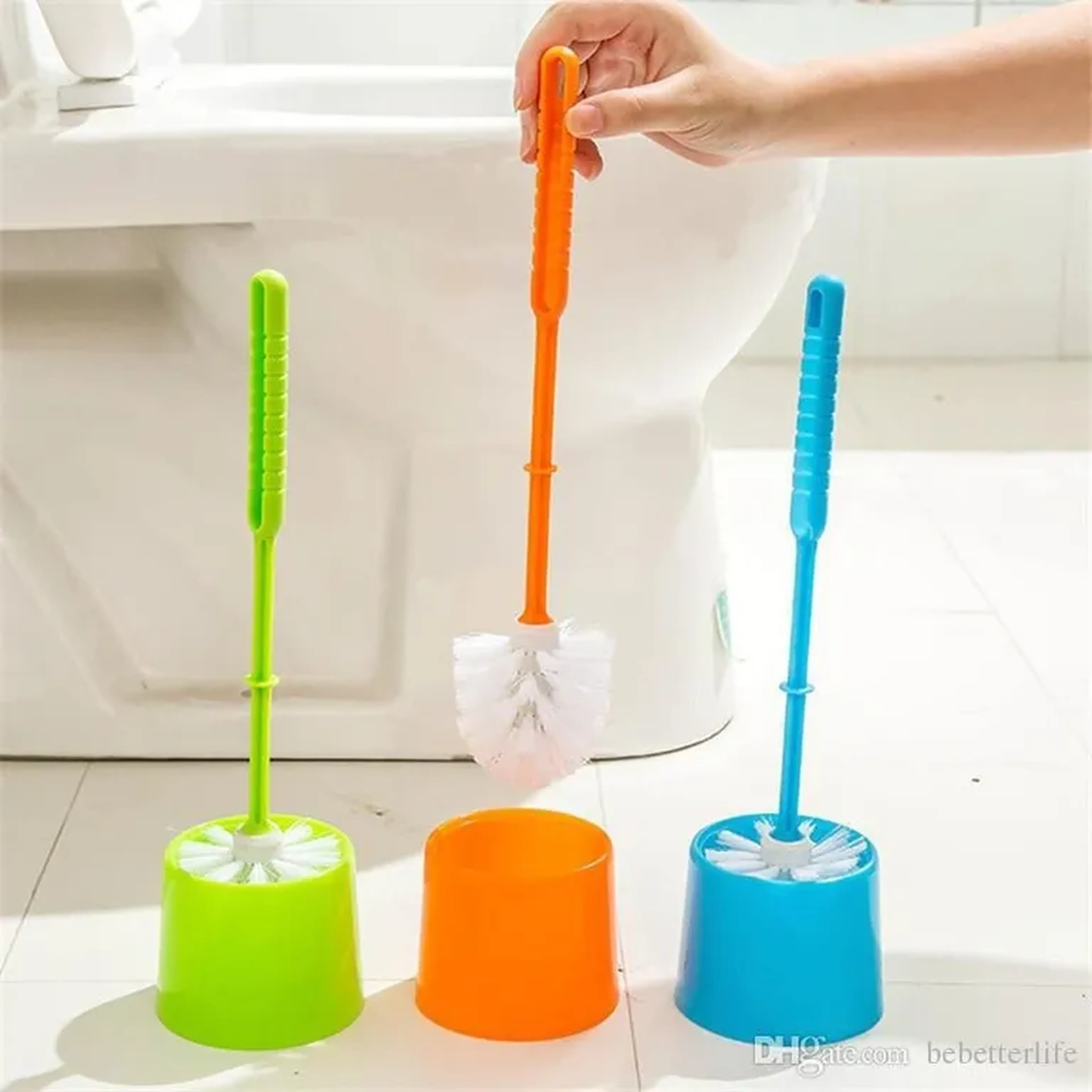 Escova Sanitária com Suporte - diversas cores imagem