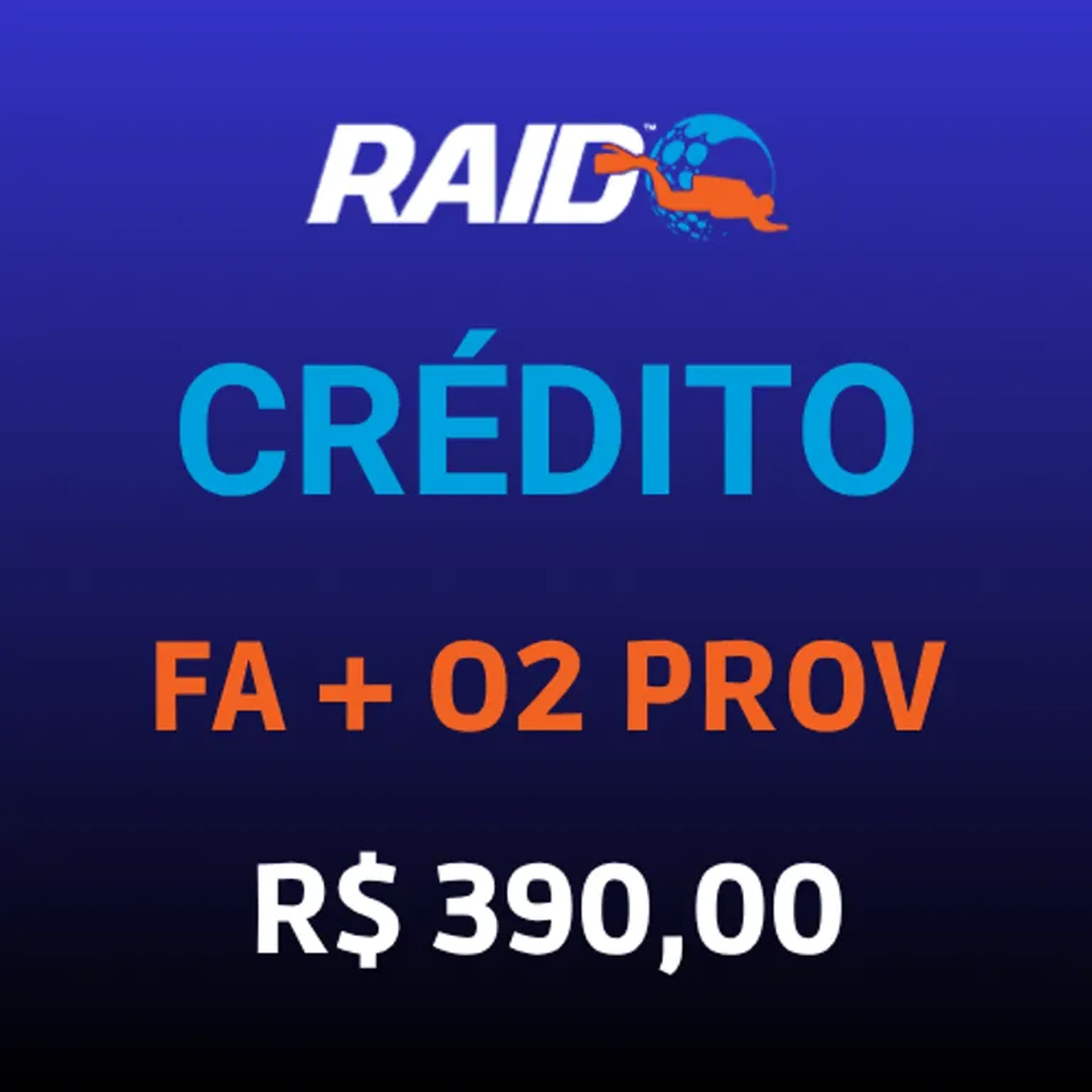 CRÉDITO FIRST AID E O2 PROVIDER COMBO imagem