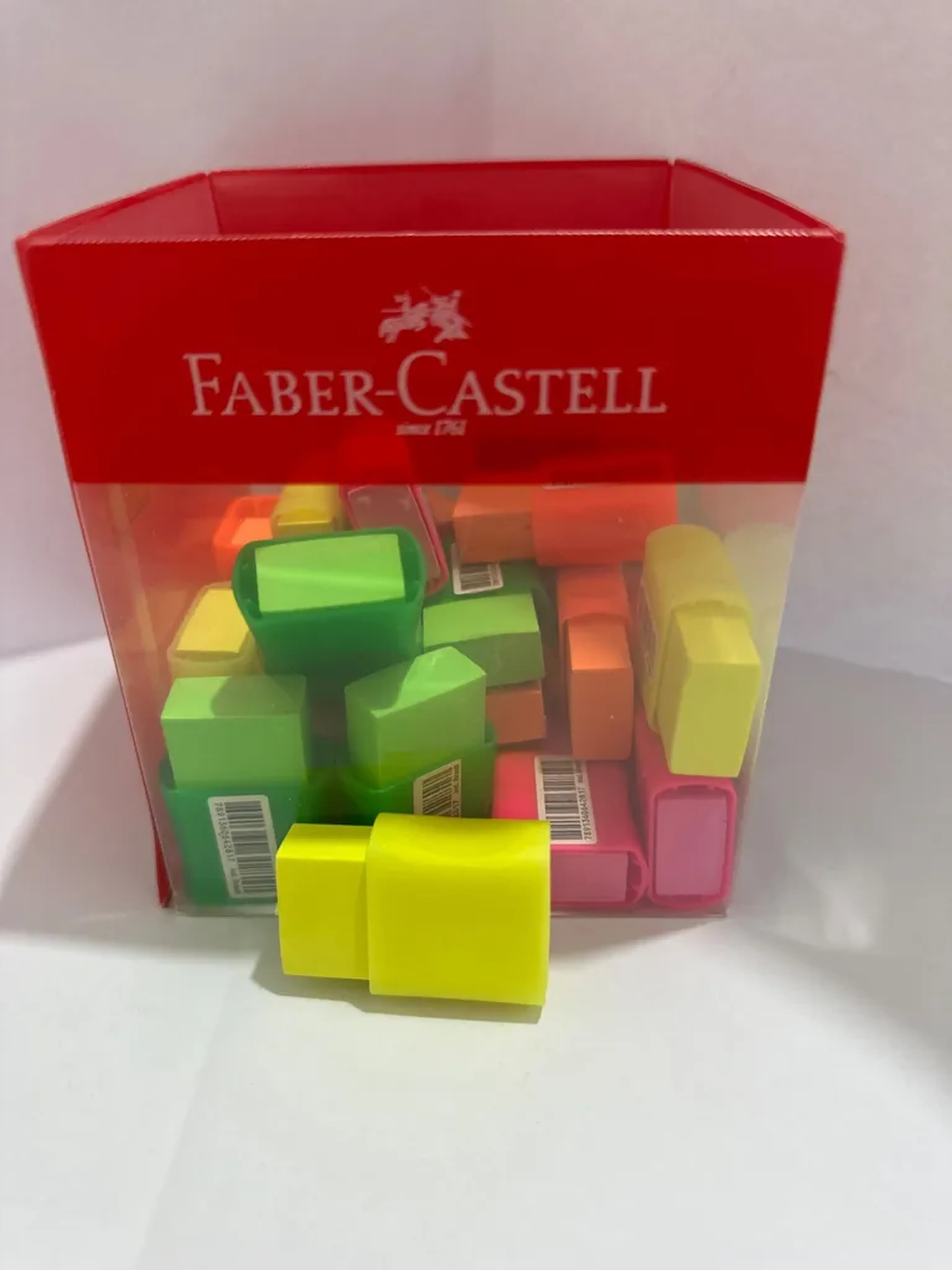 Borracha Faber-Castell FC Max Neon Amarelo (Venda Unitária) imagem