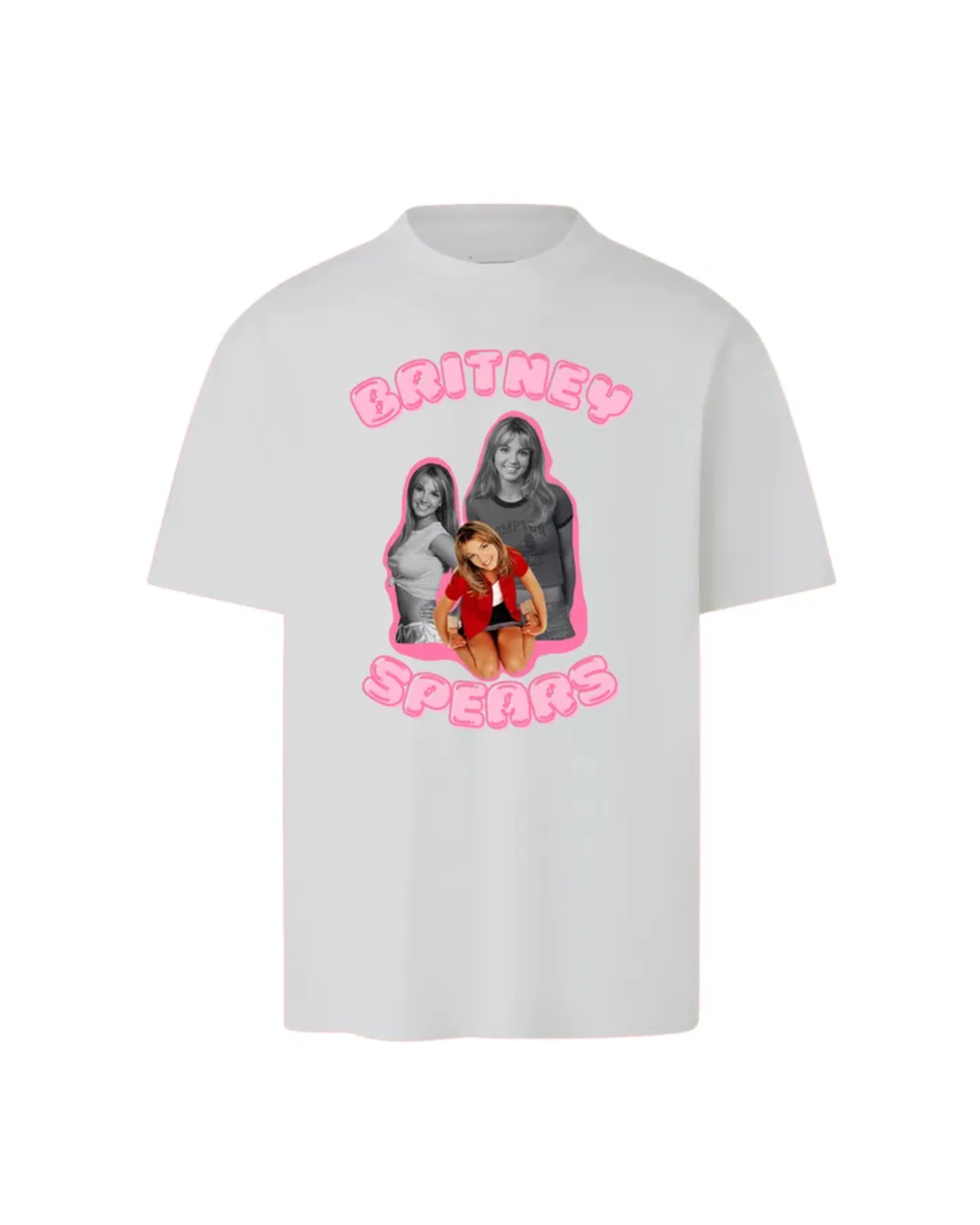 Camiseta branca Britney Spears imagem