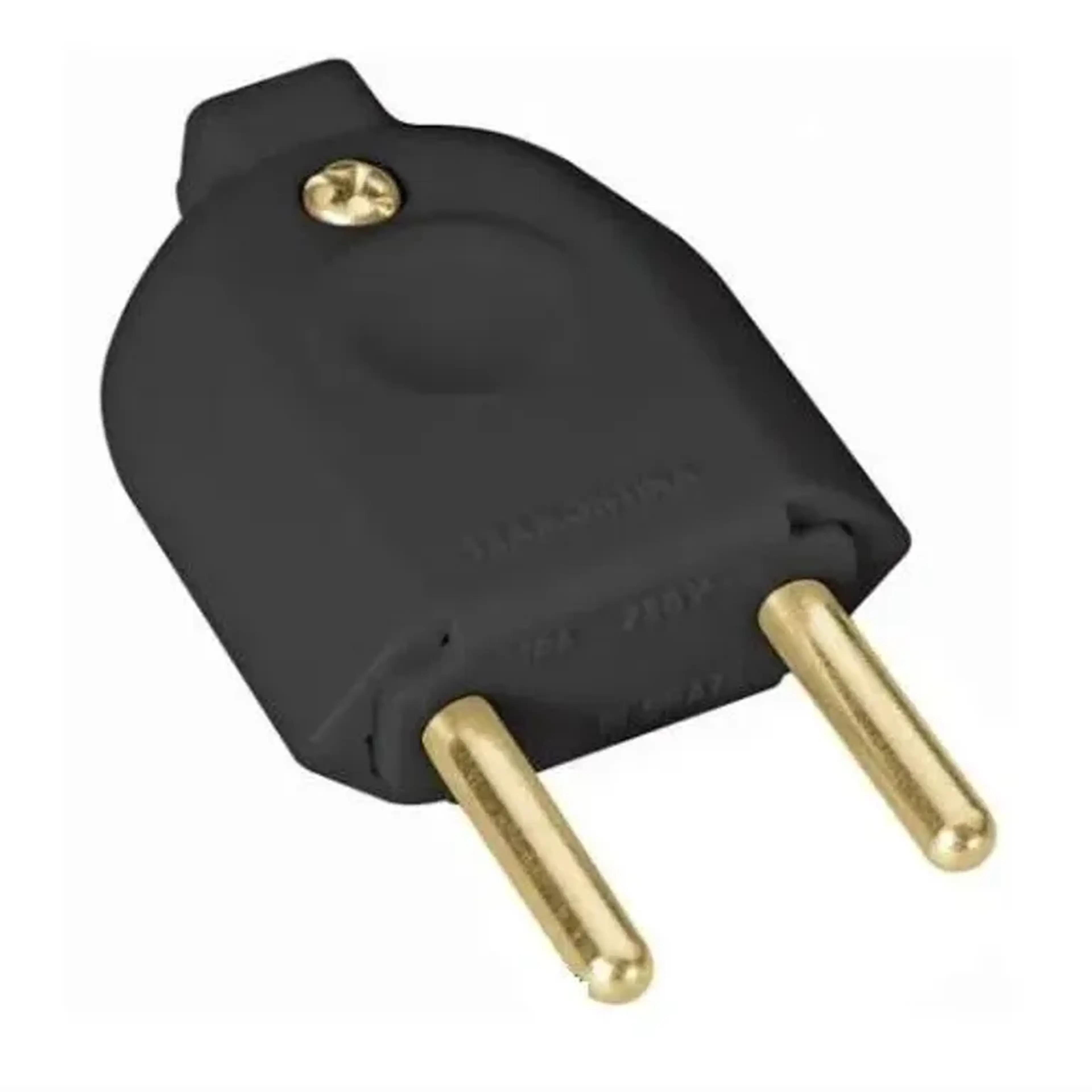 PINO MACHO PRETO PLUGUE 2P 10A PRETO imagem