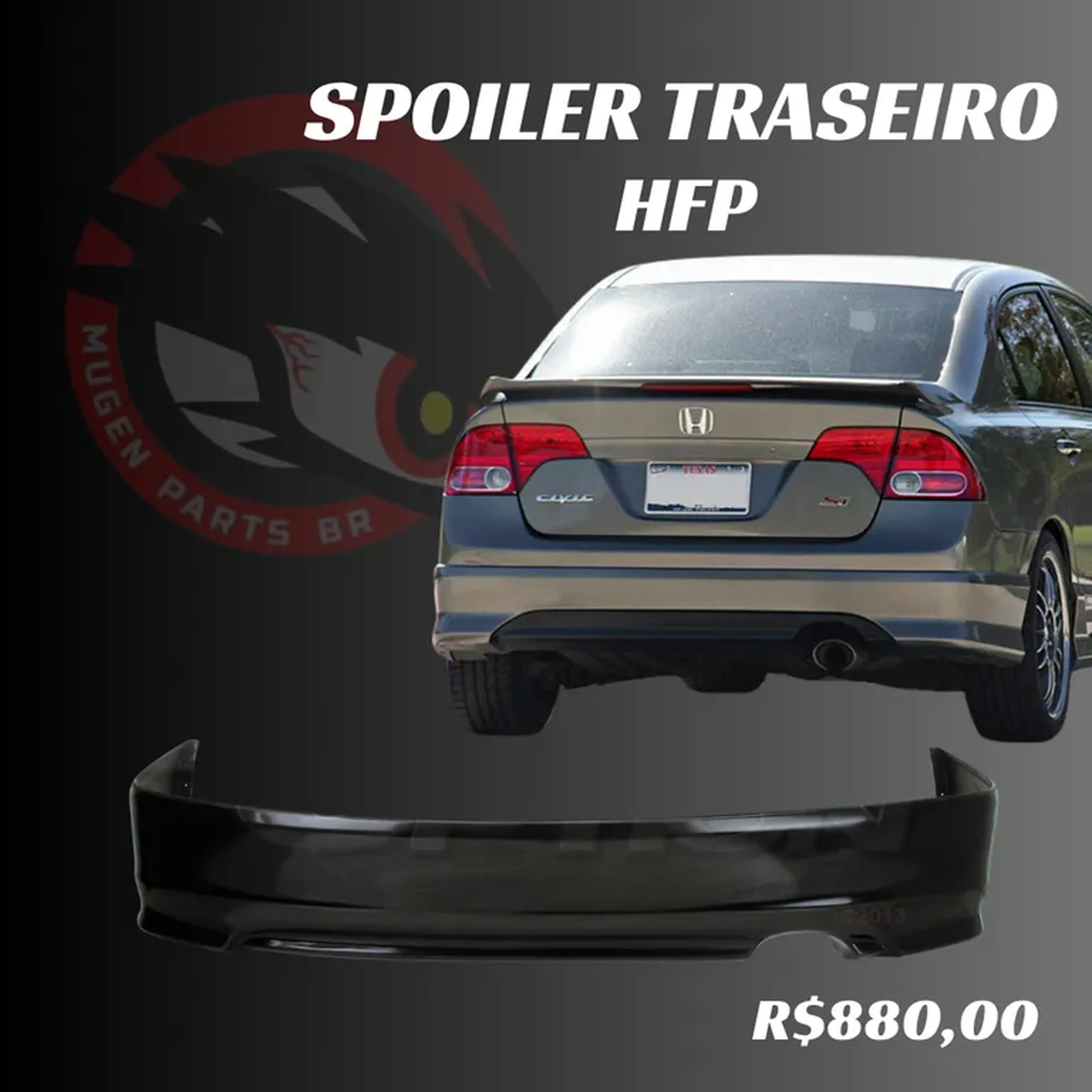 Spoiler Traseiro HFP imagem